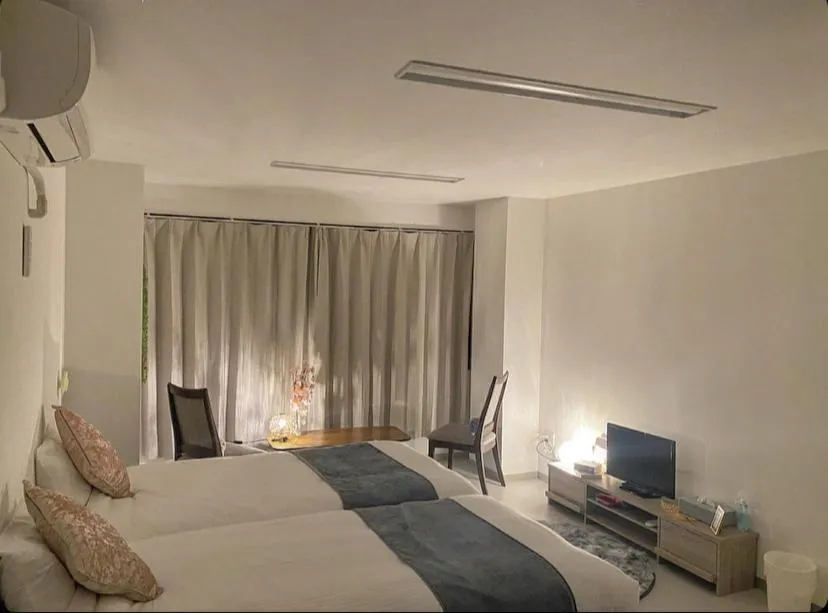 Bed in THE MOON Atami