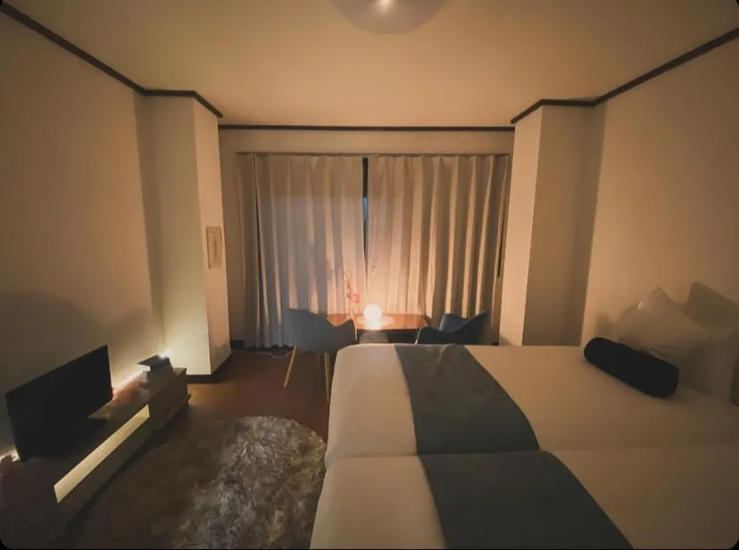 Bed in THE MOON Atami