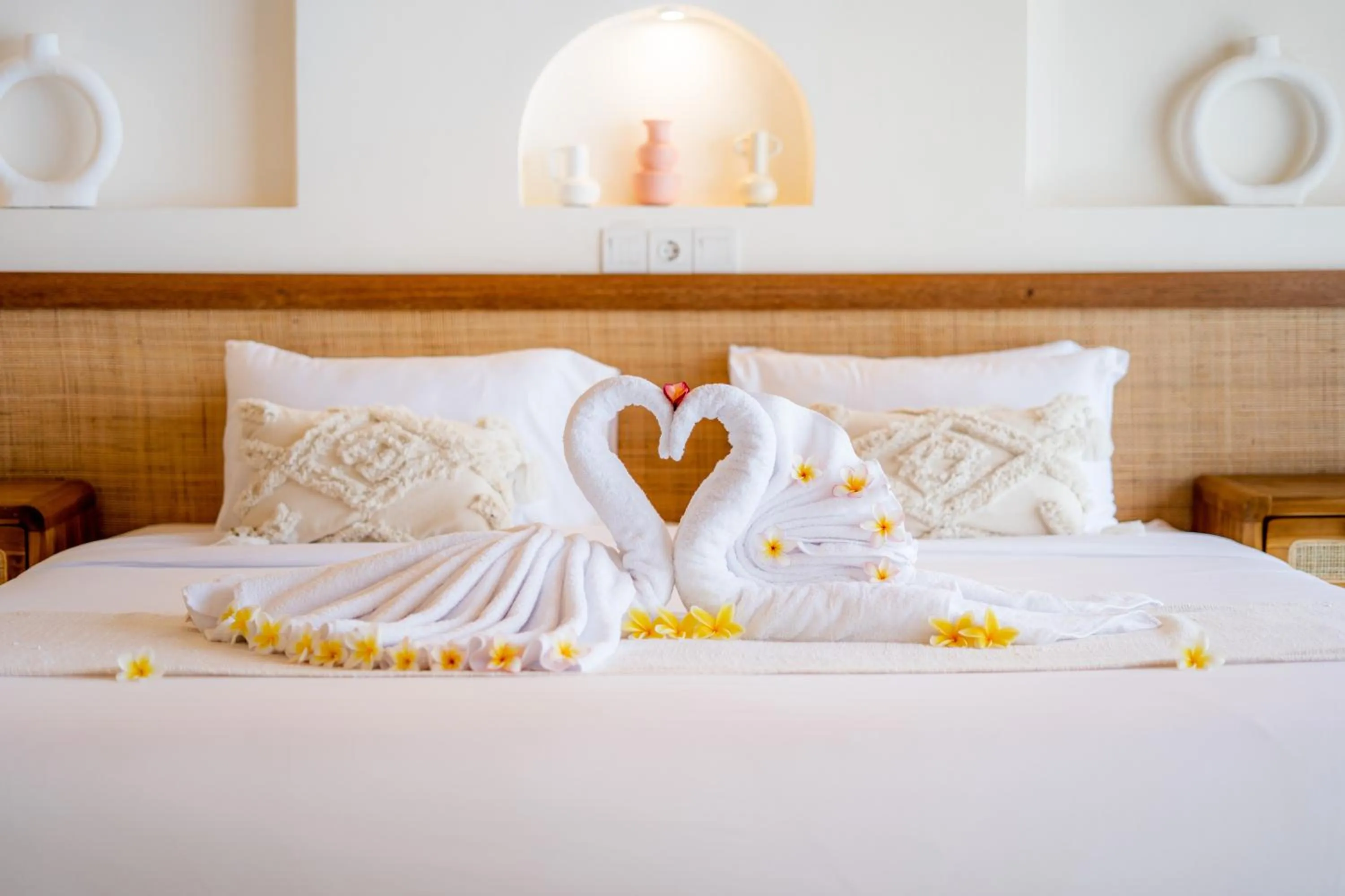 Bed in Shanti Boutique Retreat