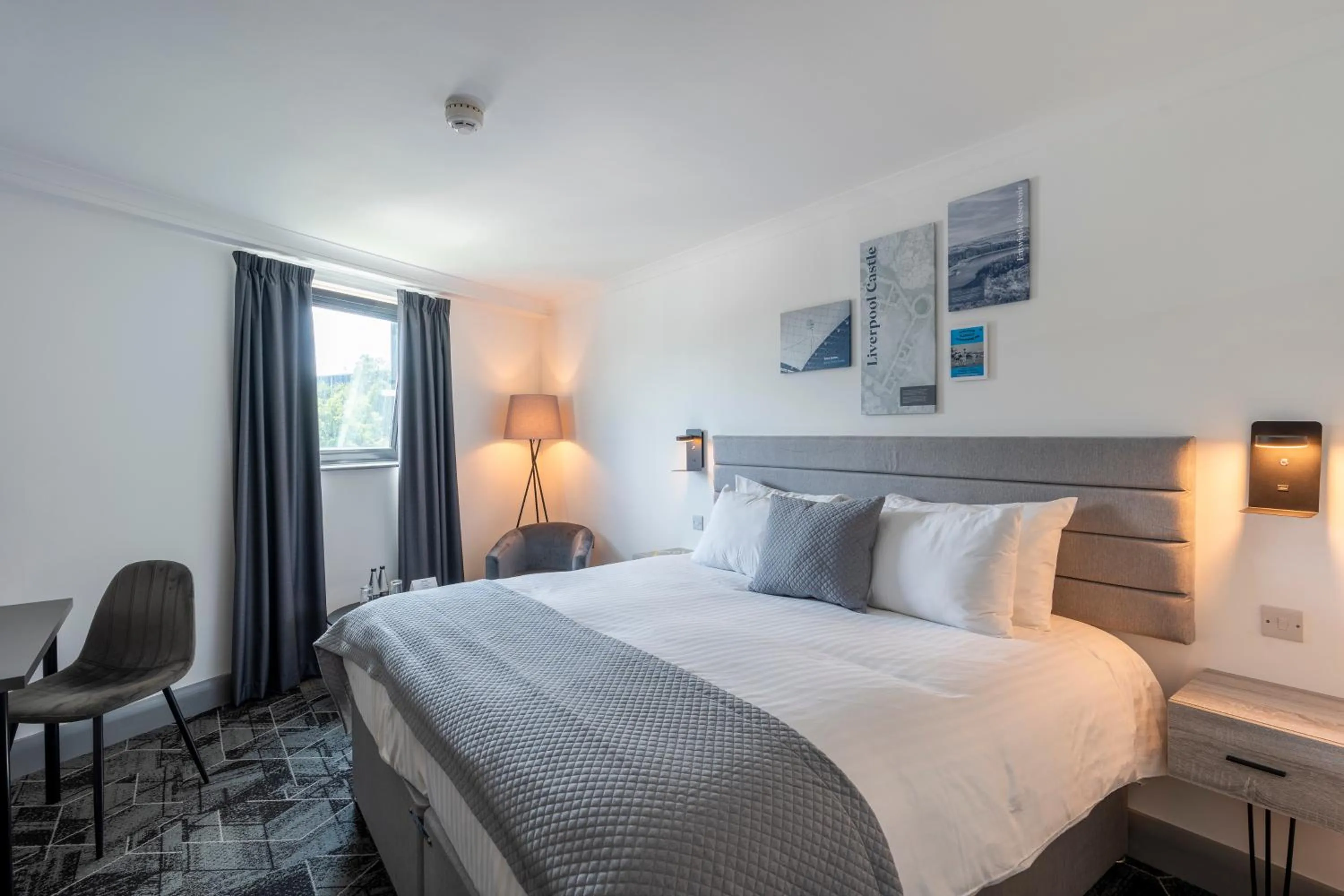 Bed in The Bolton Stadium Hotel, a member of Radisson Individuals