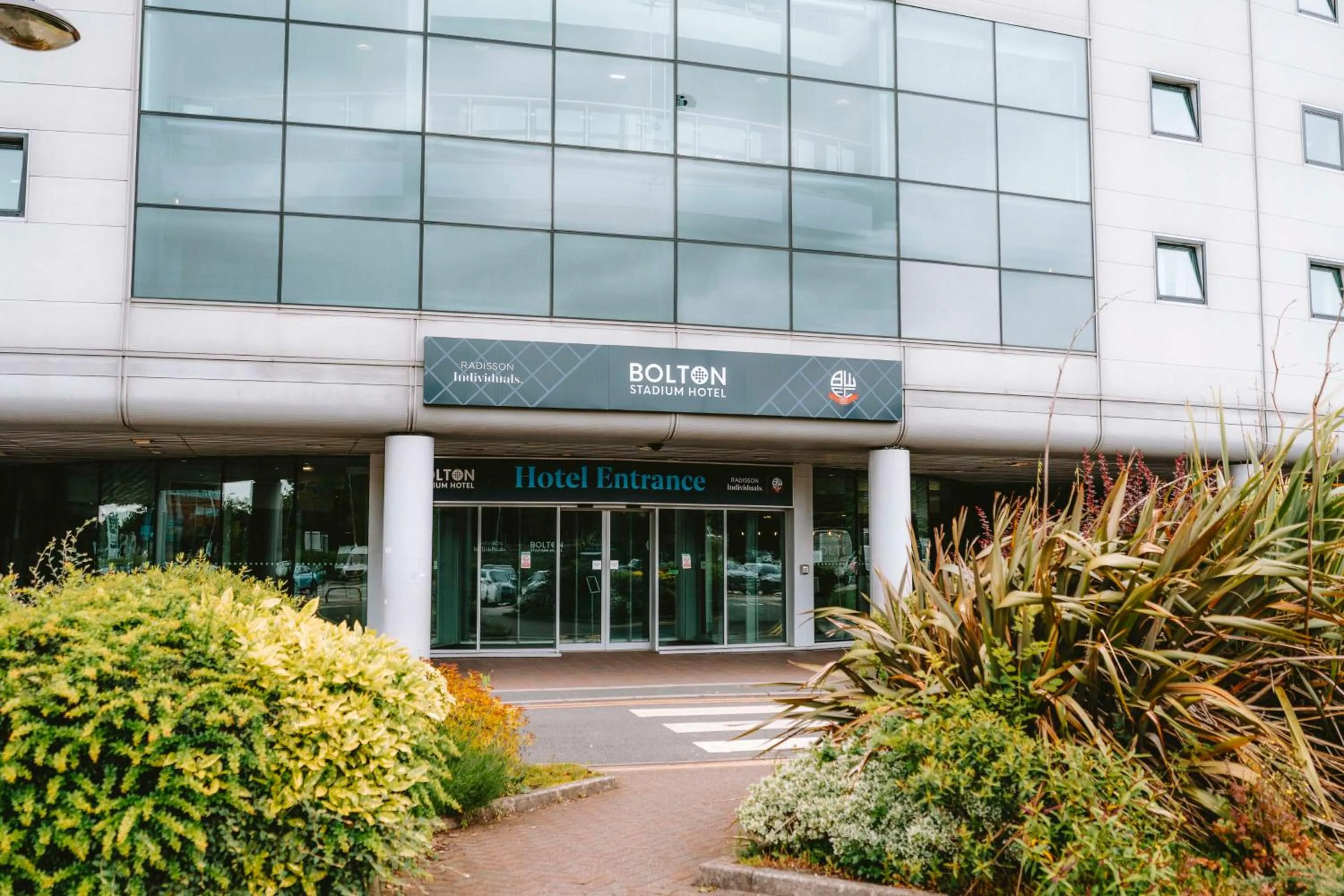 Property building in The Bolton Stadium Hotel, a member of Radisson Individuals