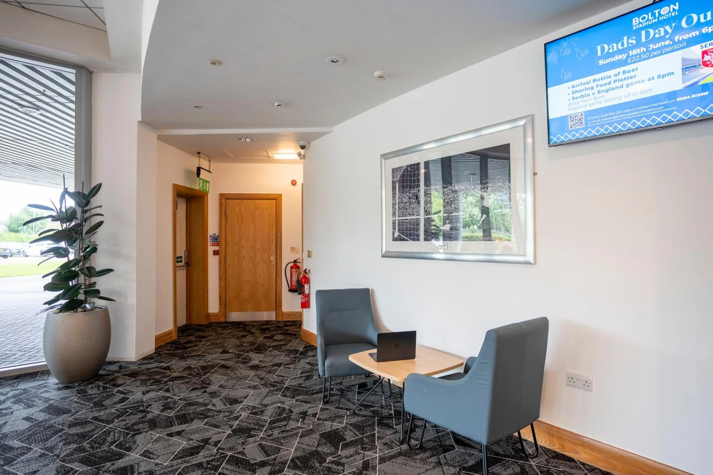 Lobby or reception in The Bolton Stadium Hotel, a member of Radisson Individuals