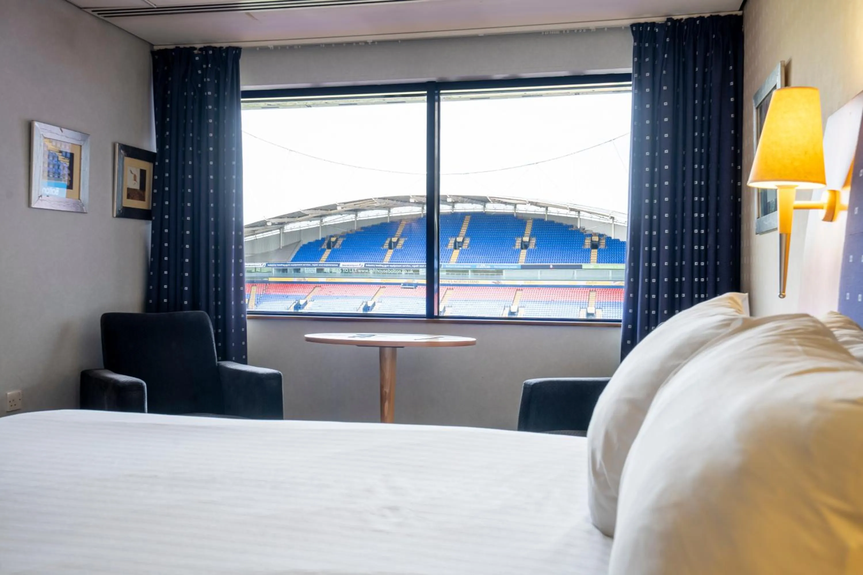 Bed in The Bolton Stadium Hotel, a member of Radisson Individuals