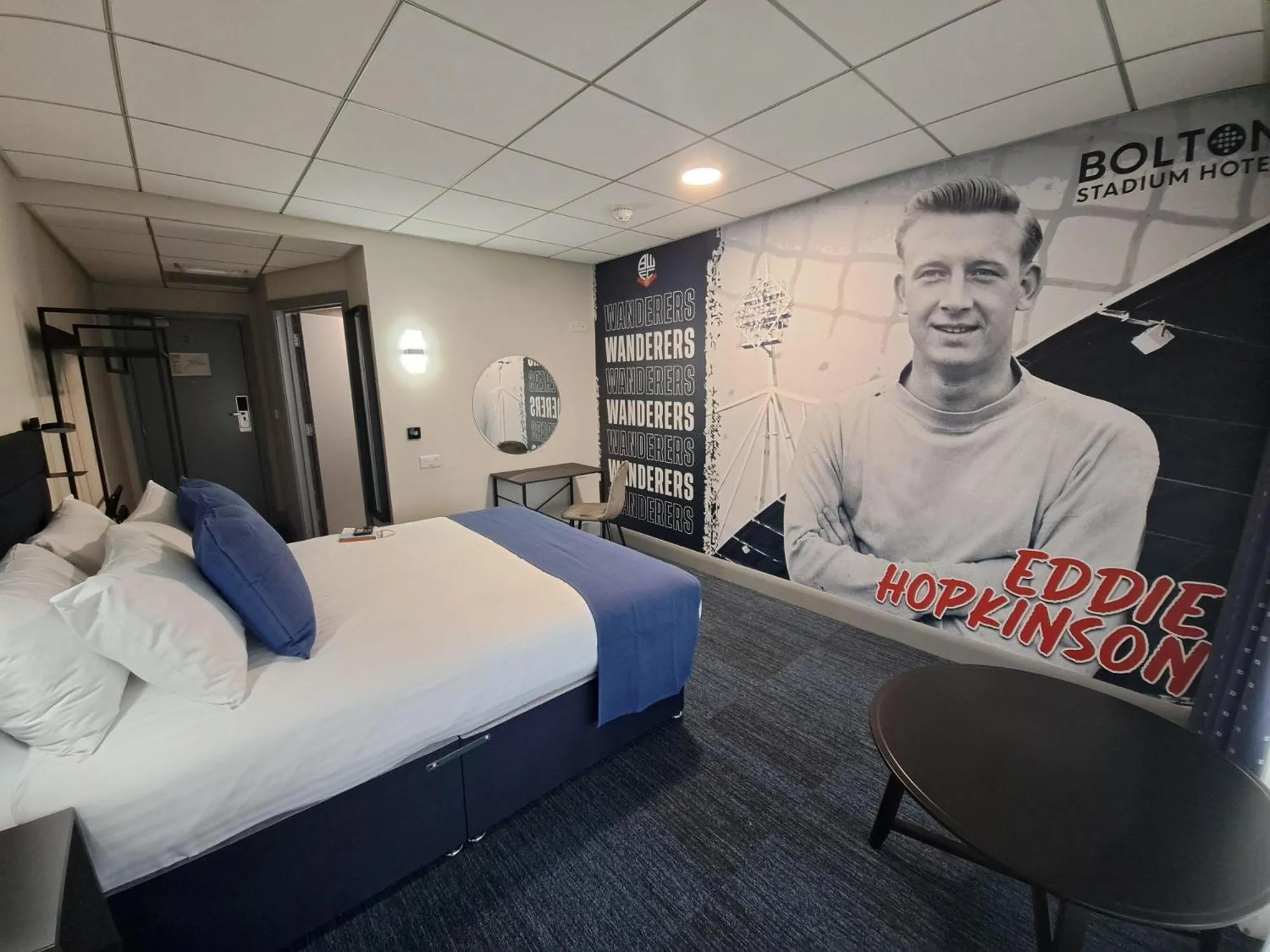 Bed in The Bolton Stadium Hotel, a member of Radisson Individuals