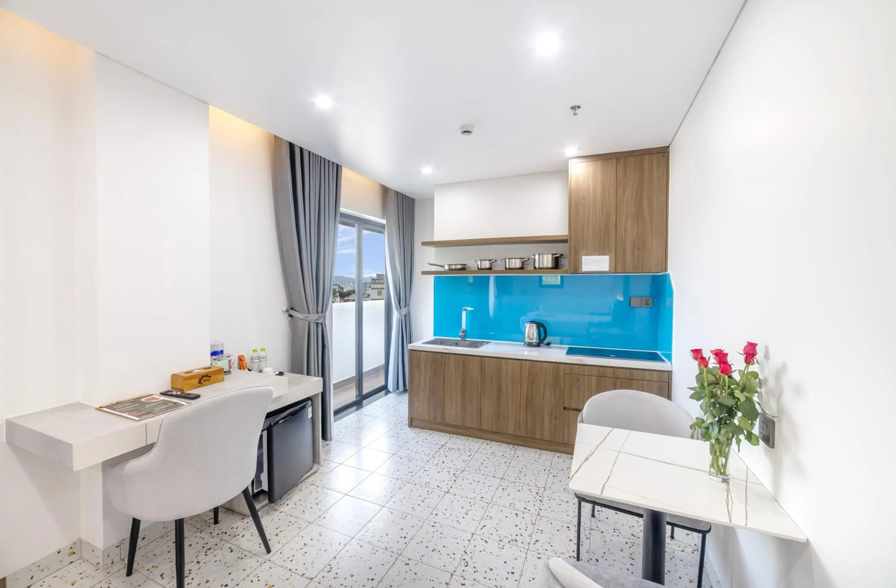 Kitchen or kitchenette in Green LP Hotel & Apartment