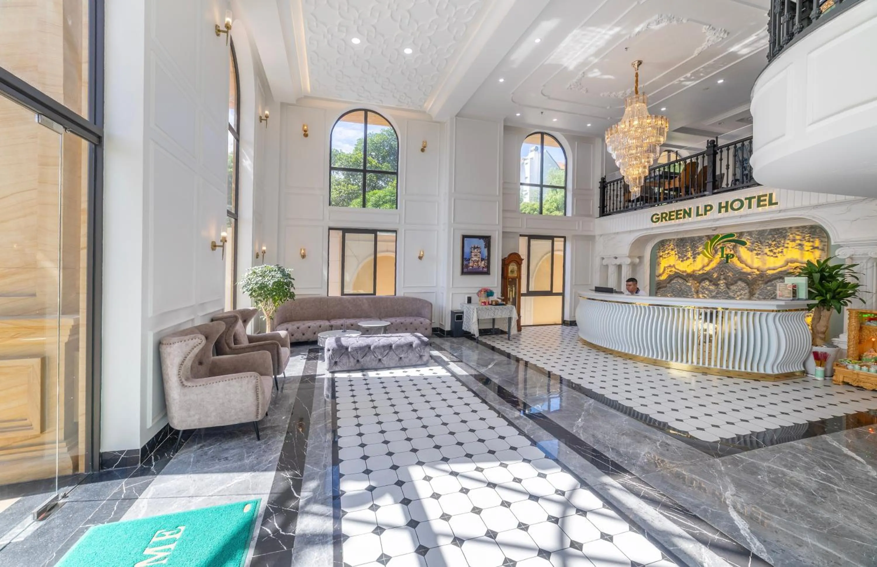 Lobby or reception in Green LP Hotel & Apartment