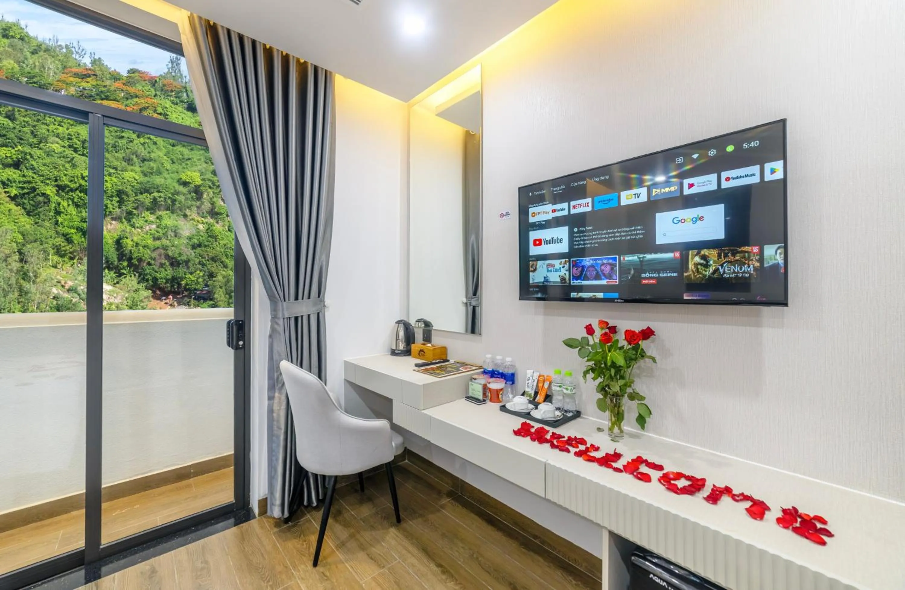 TV and multimedia in Green LP Hotel & Apartment