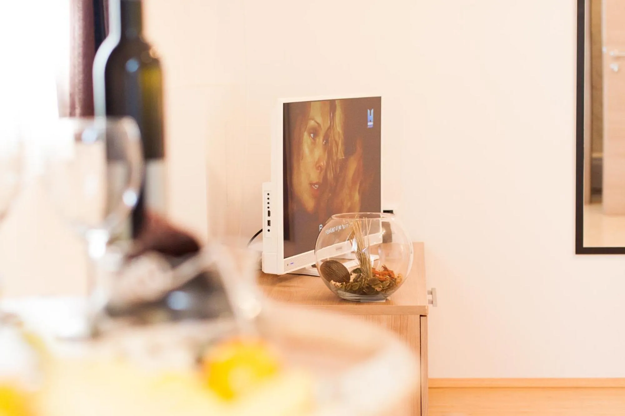 TV and multimedia in Rooms Garden Zagreb Airport