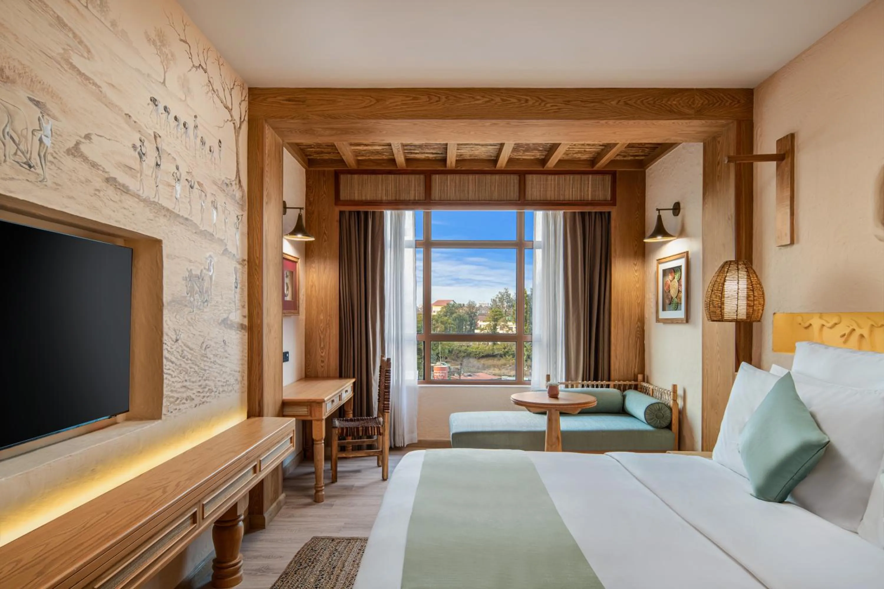 Bed in Varnabas Museum Hotel