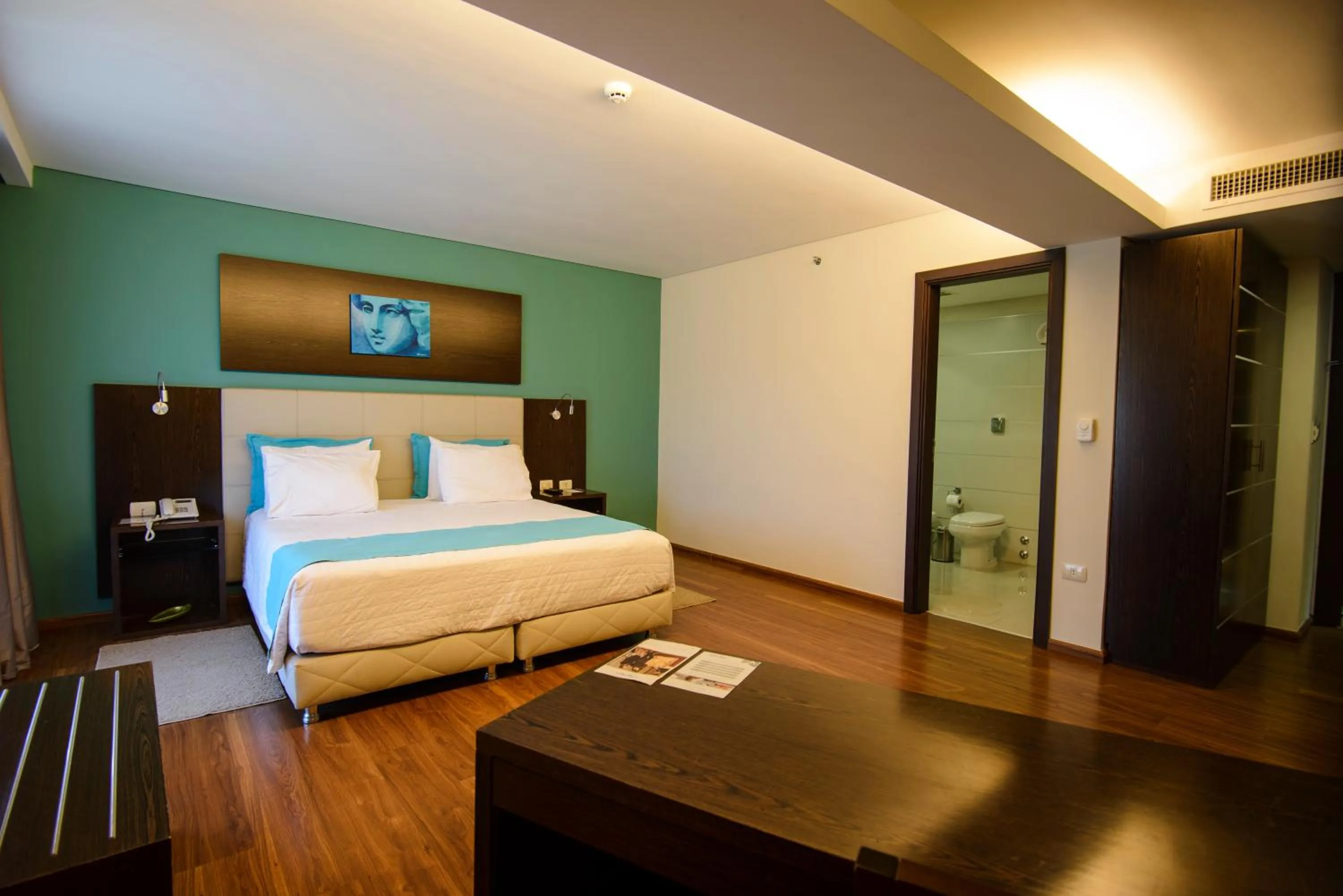 Bed in Awa Resort Hotel