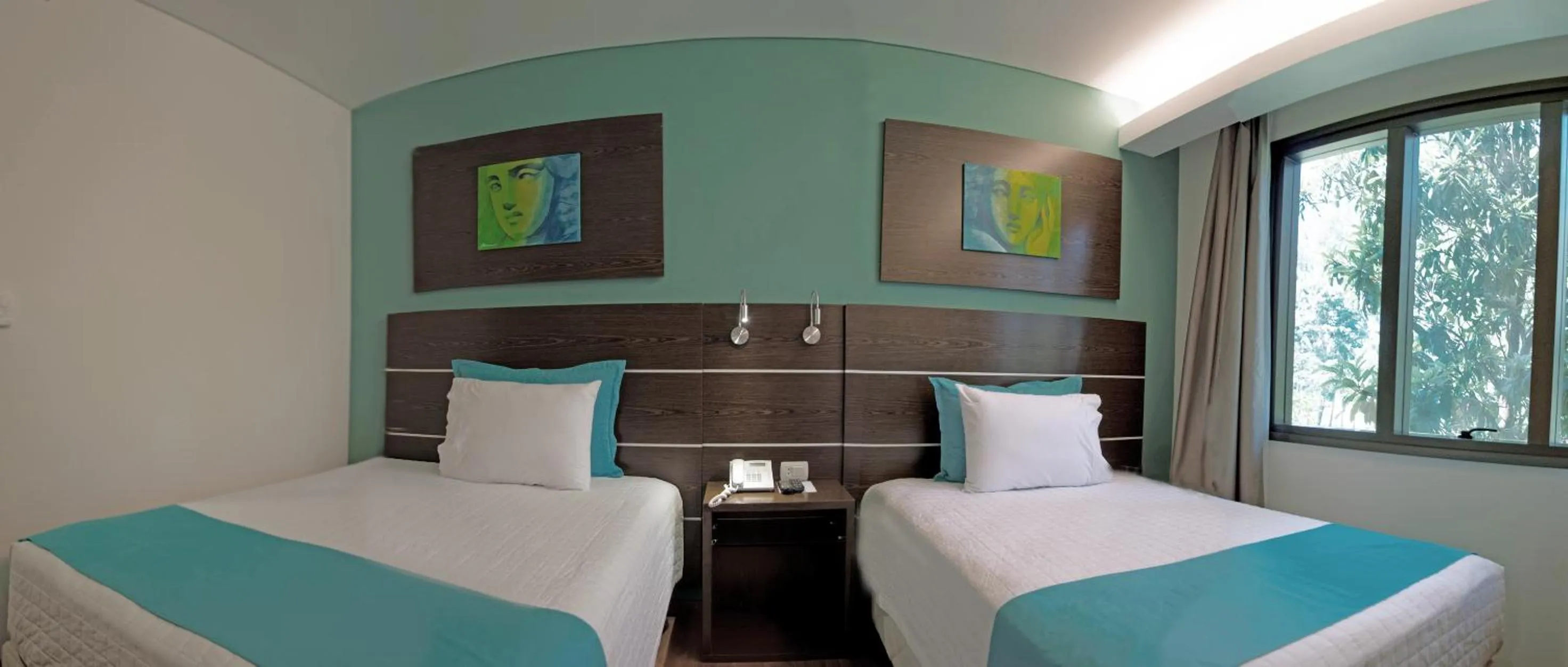 Bed in Awa Resort Hotel