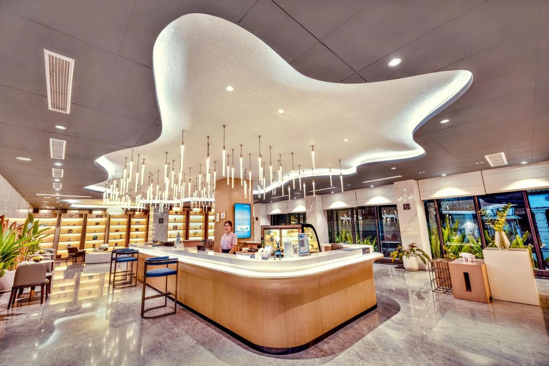 Lobby or reception in Marco Polo Hotel