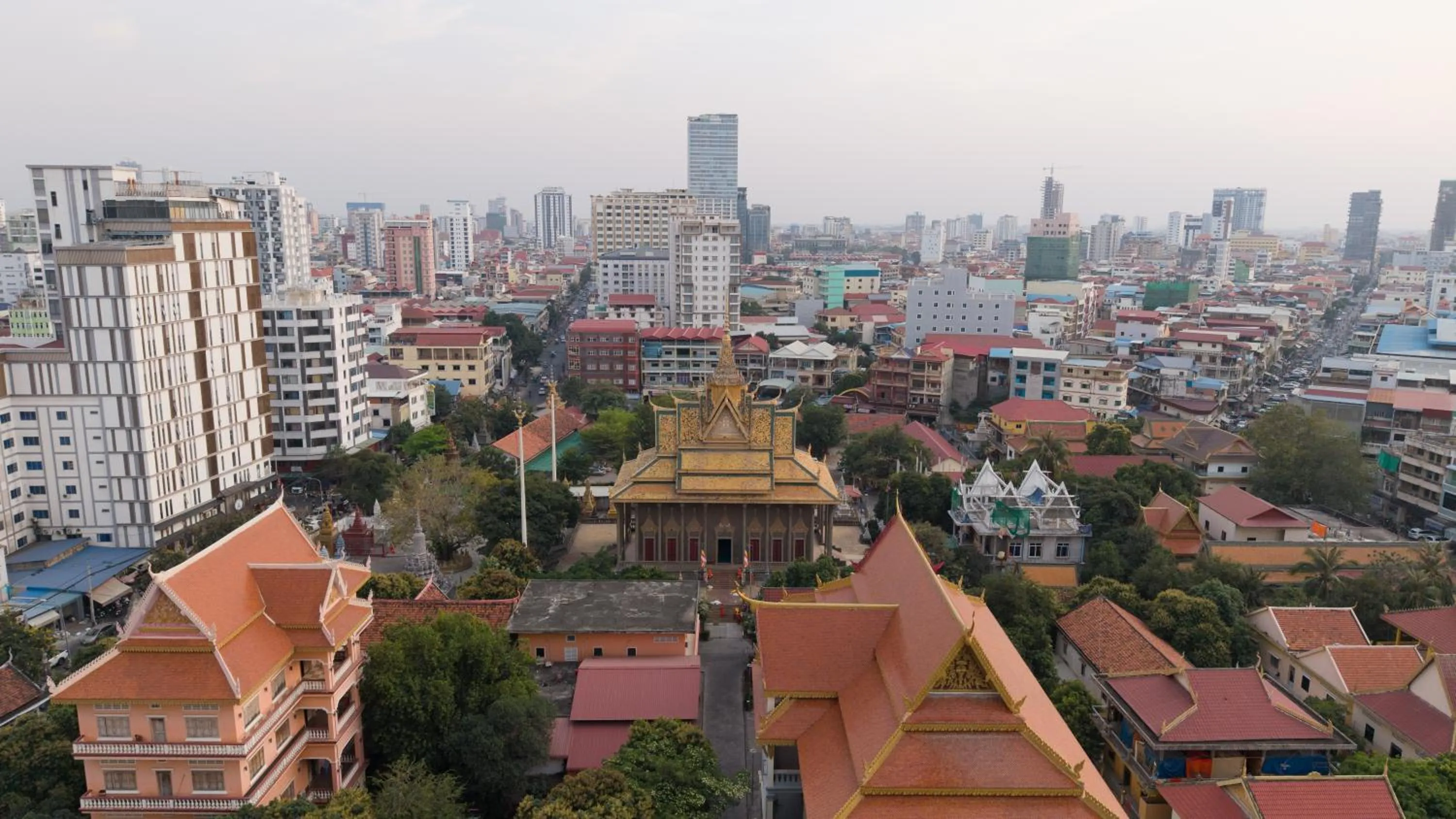 City view in Maxx Phnom Penh Downtown By H World