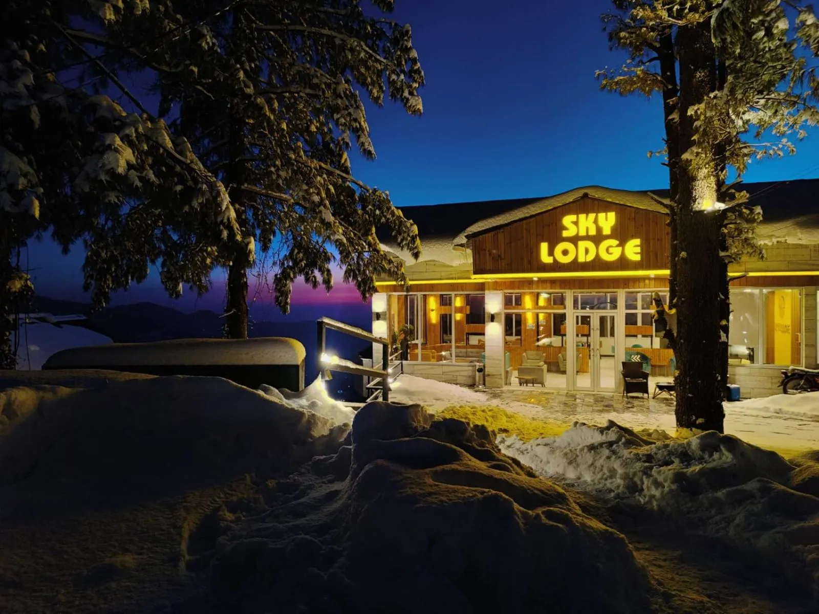 Property building in Sky Lodge Hotel