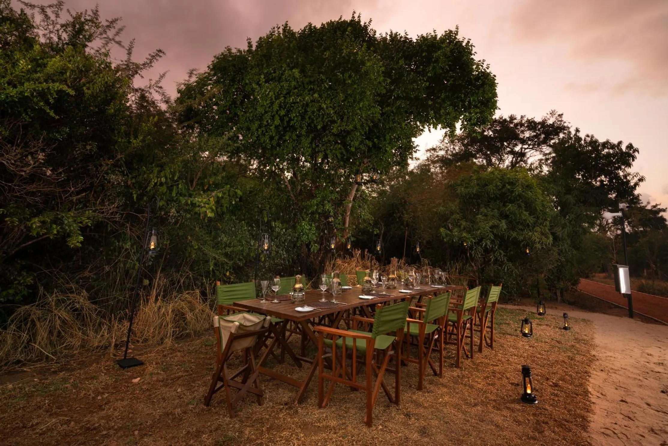 Dining area in Taru Villas Villu - Wilpattu