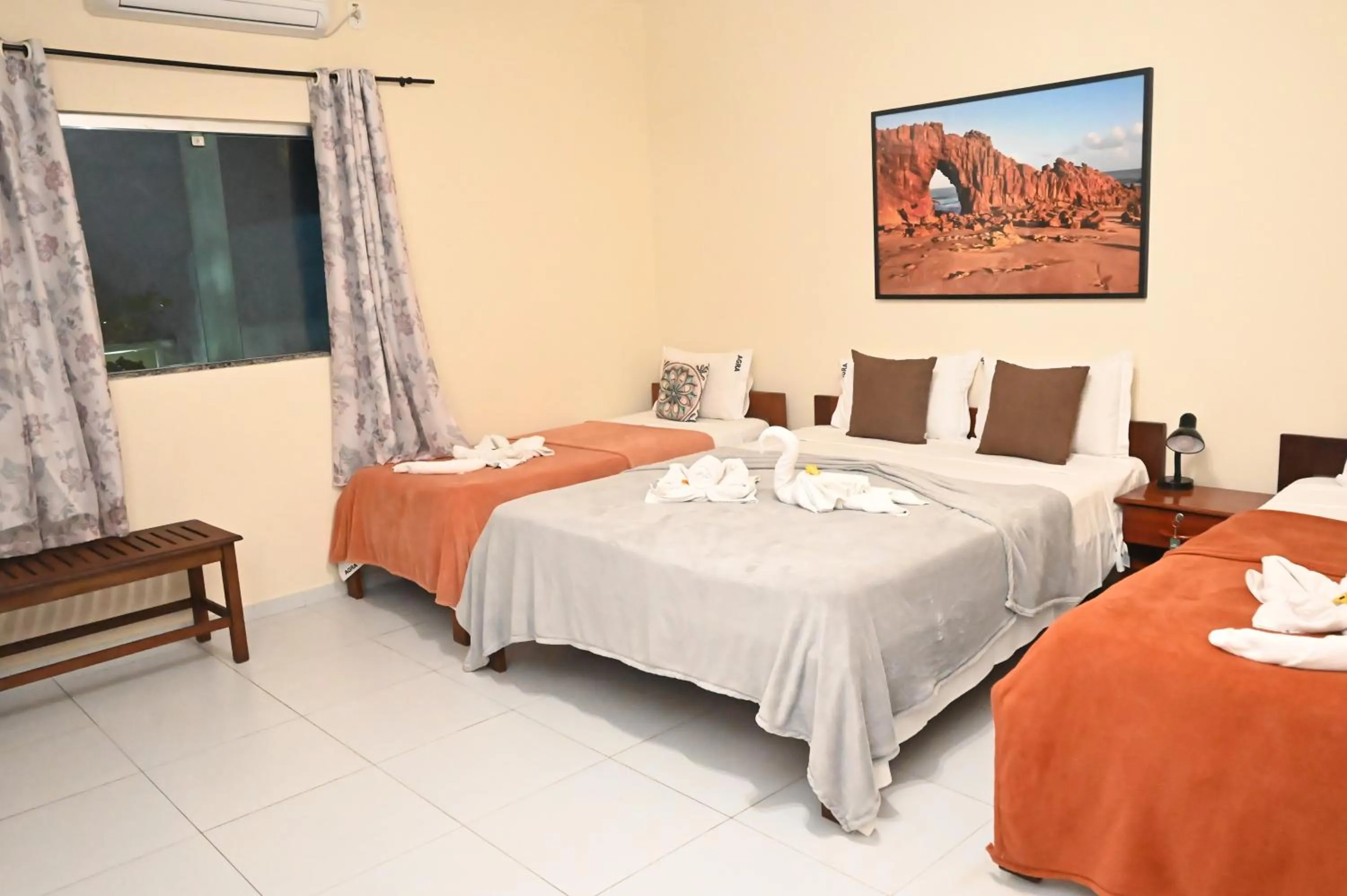 Bed in Pousada Paraíso dos Lençóis