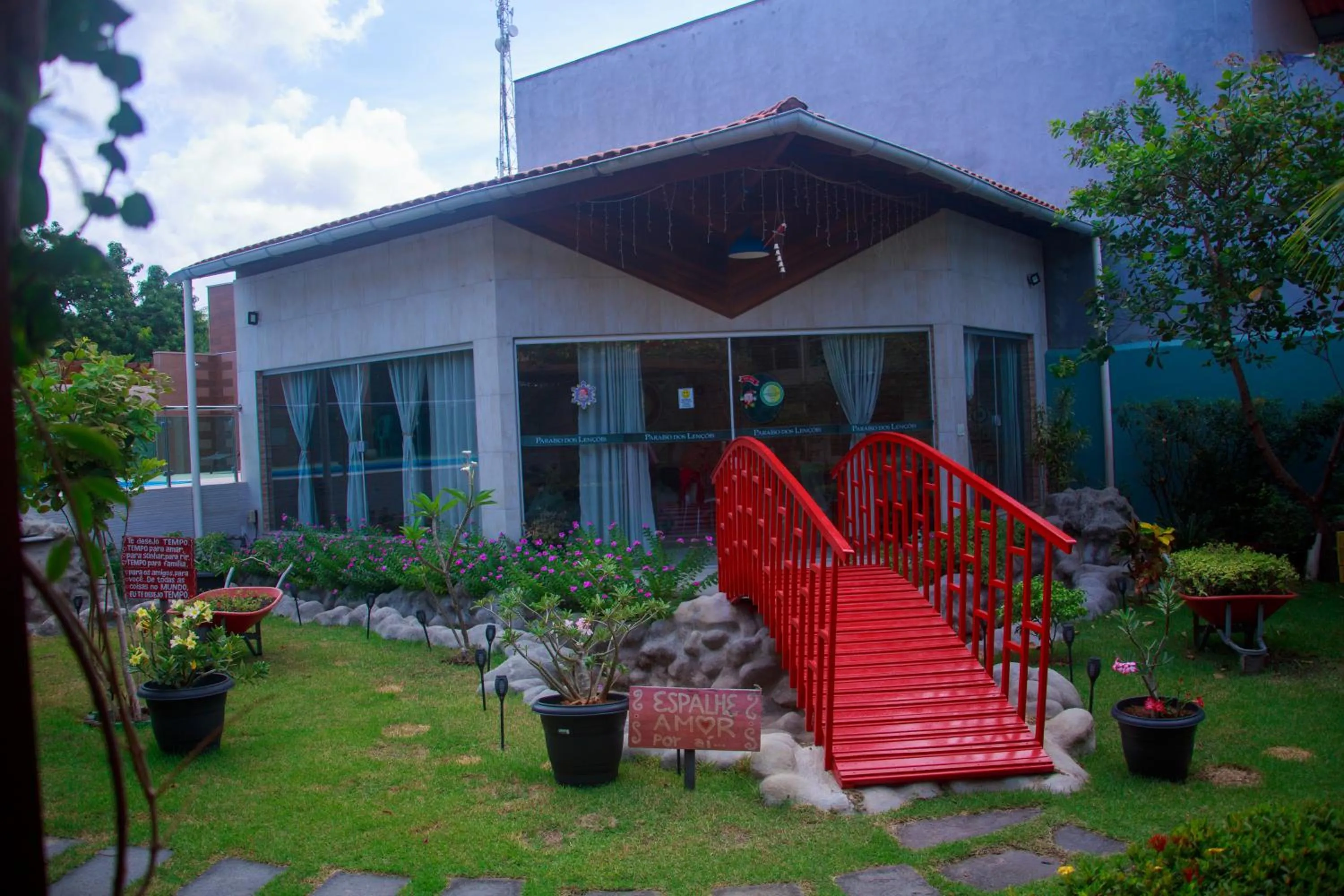 Garden in Pousada Paraíso dos Lençóis