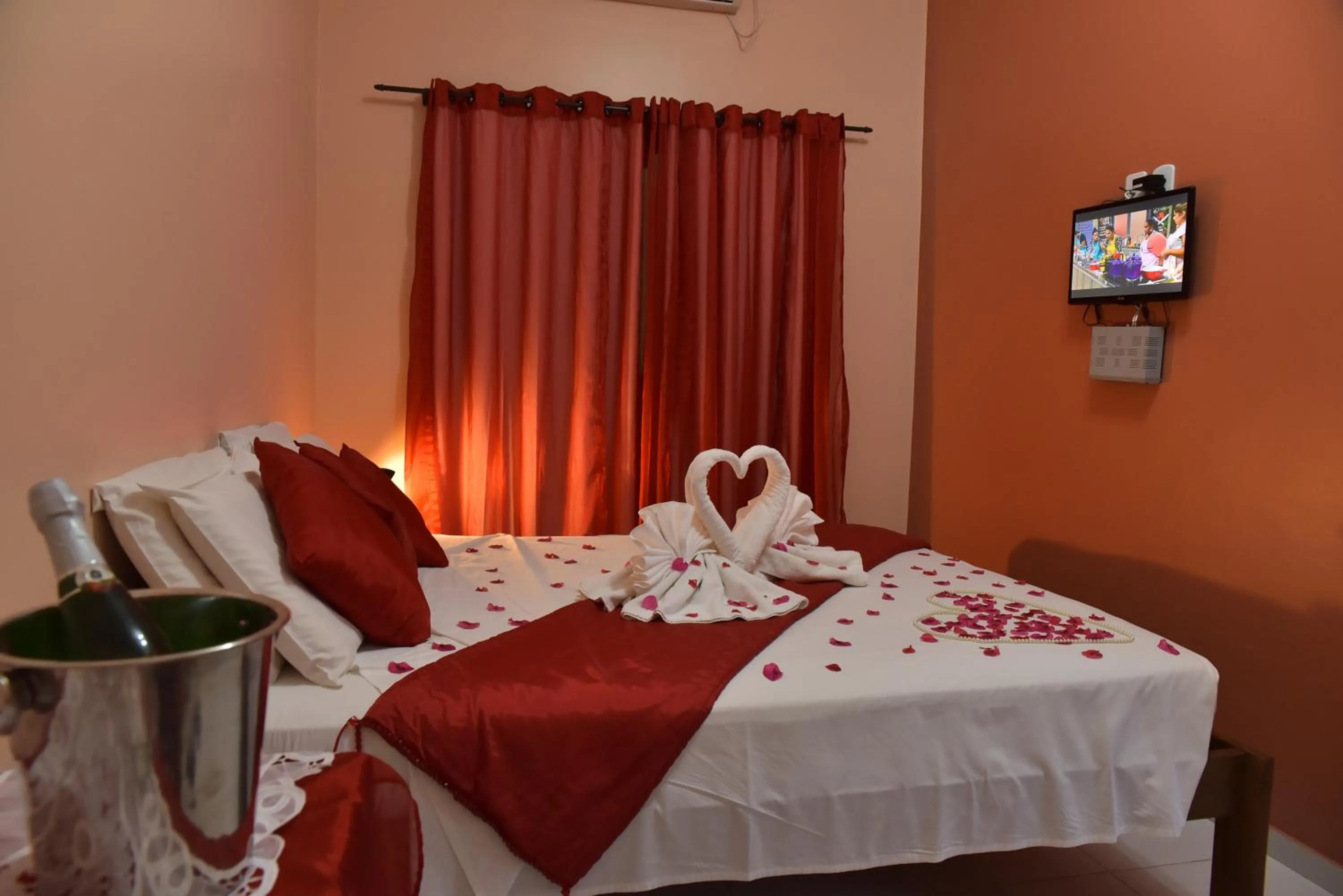 Bed in Pousada Paraíso dos Lençóis