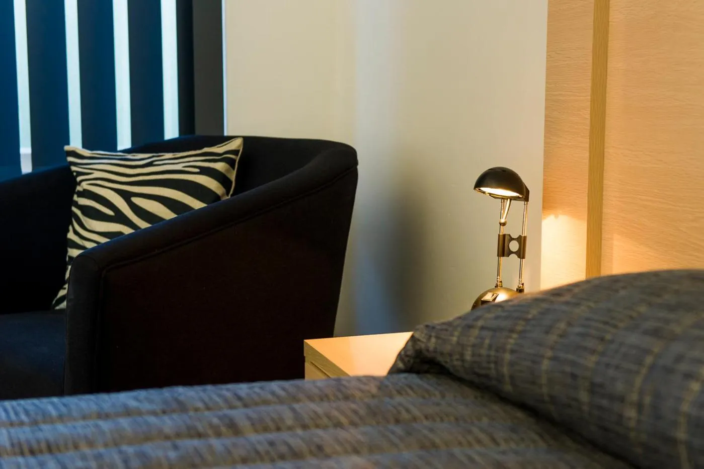 Decorative detail, Bed in Cherry Blossom Motor Inn