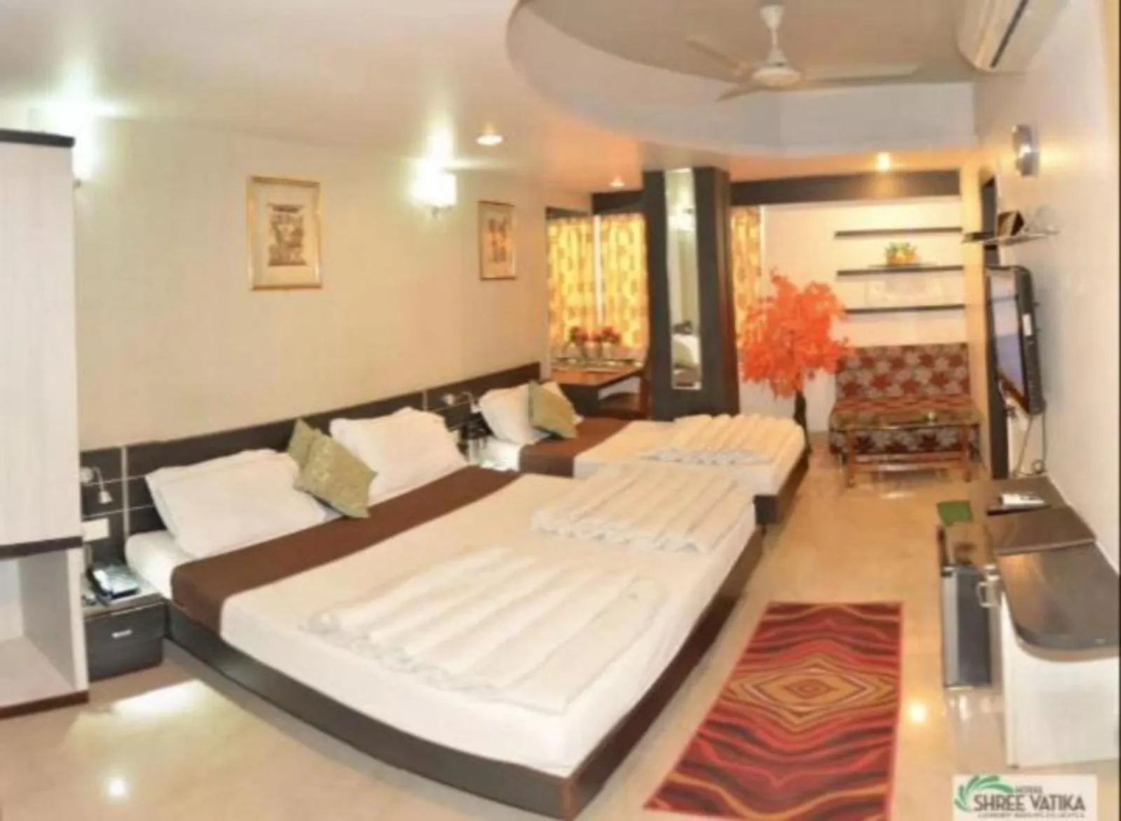 Photo of the whole room, Bed in Hotel Shree Vatika