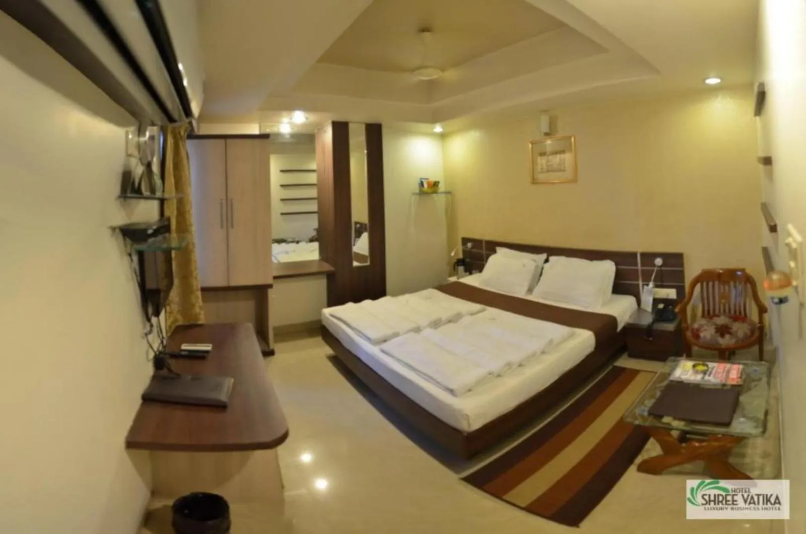 Photo of the whole room, Bed in Hotel Shree Vatika