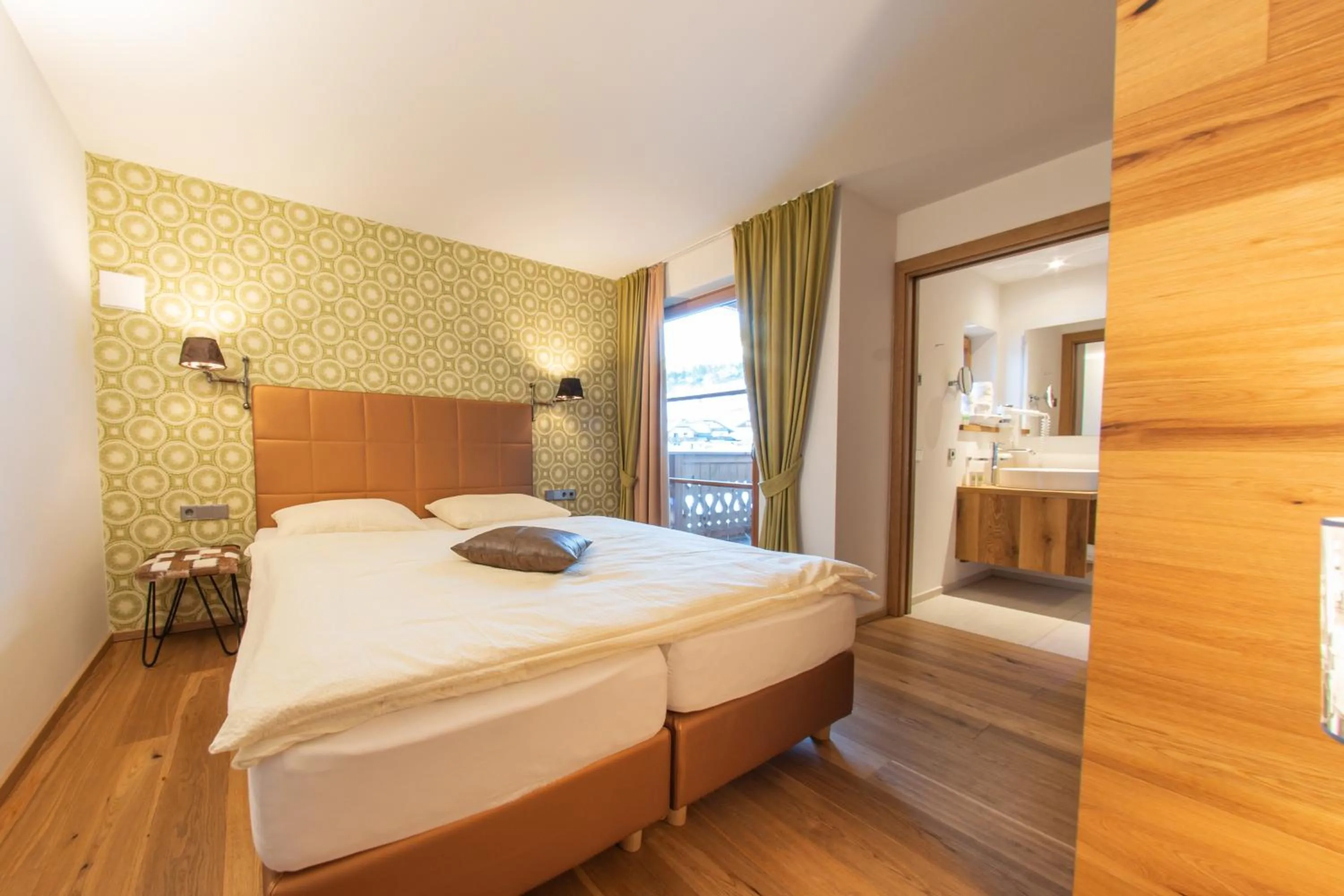 Bed in Mountainlodge Luxalpine