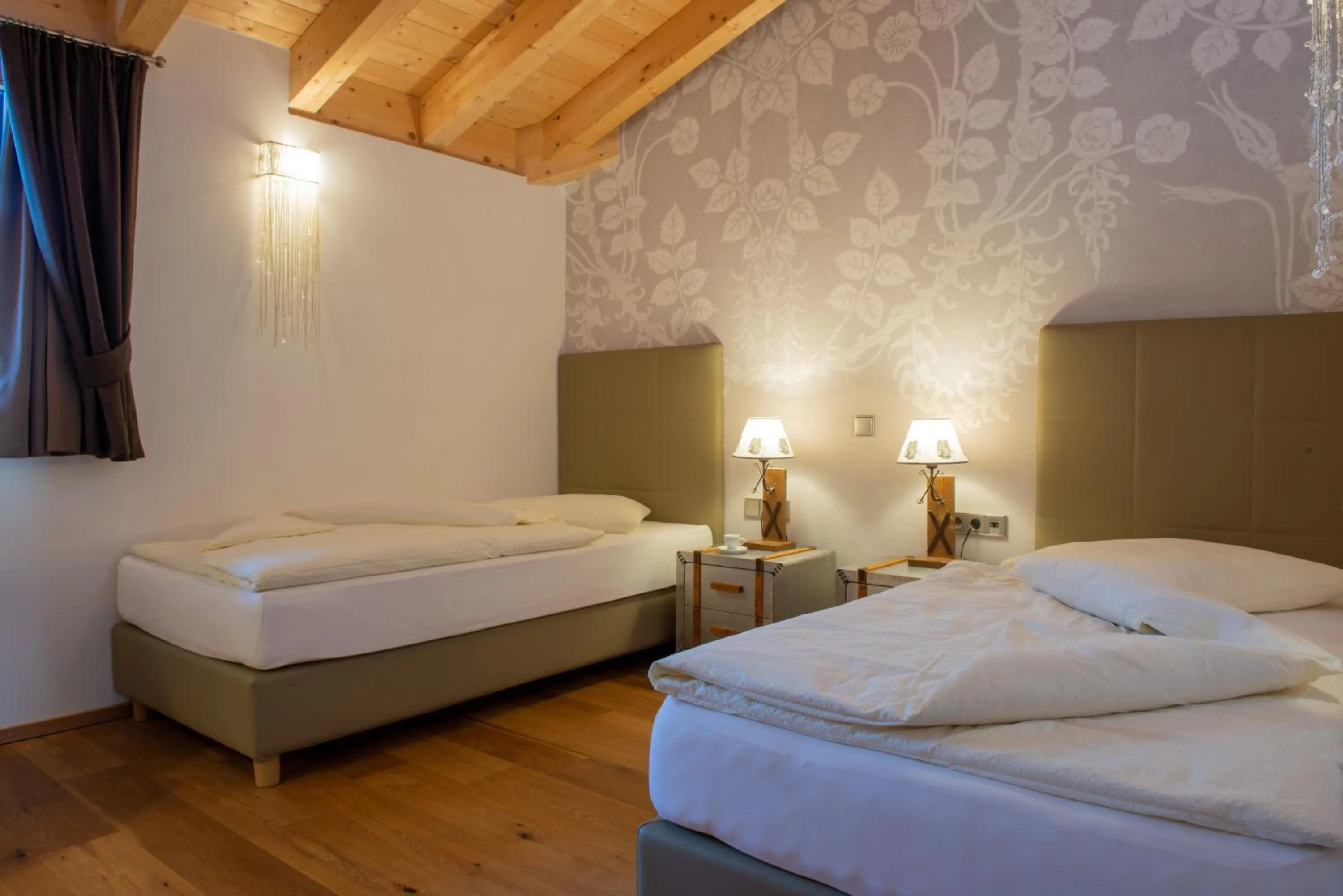 Bed in Mountainlodge Luxalpine