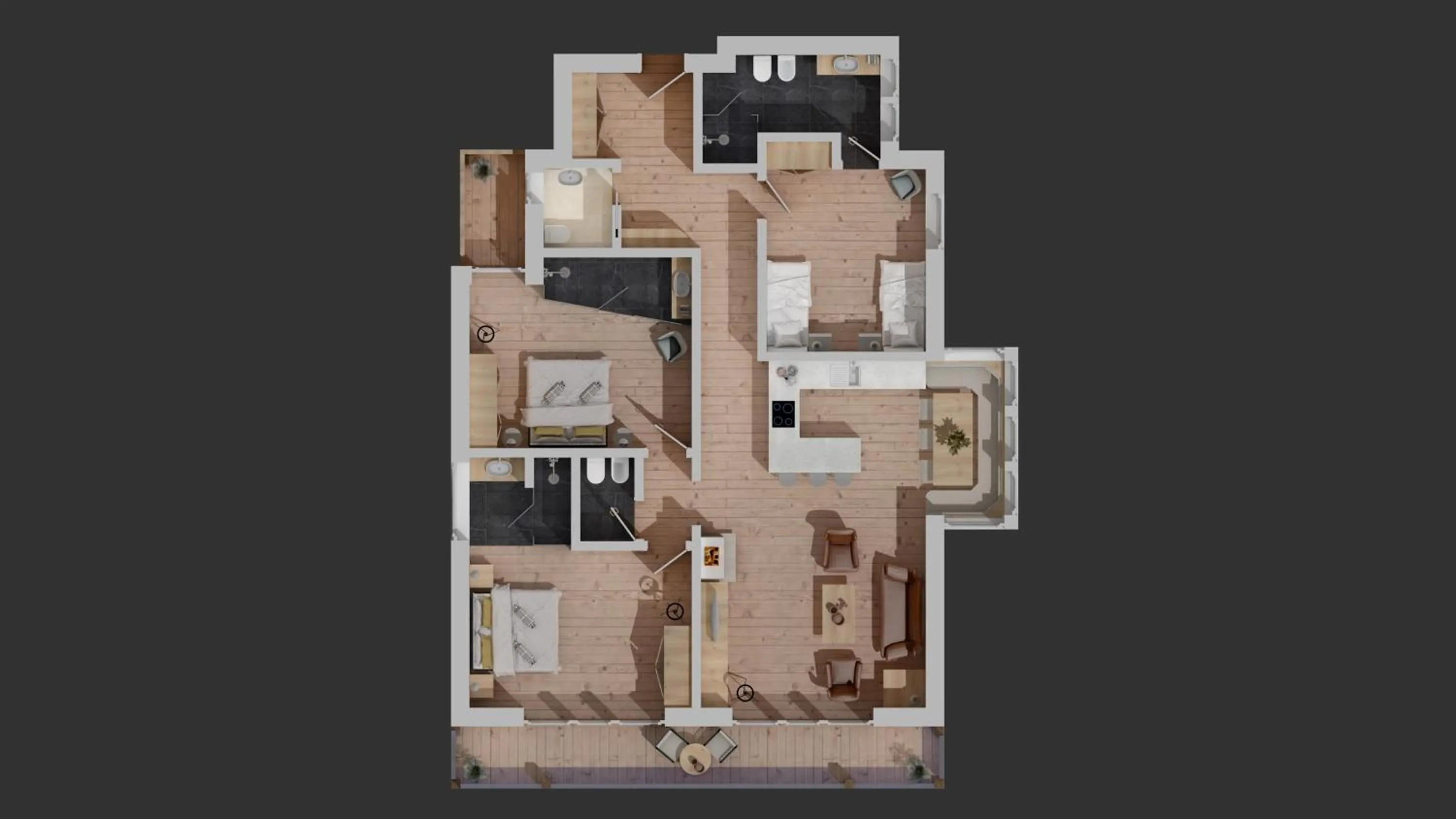 Floor plan in Mountainlodge Luxalpine