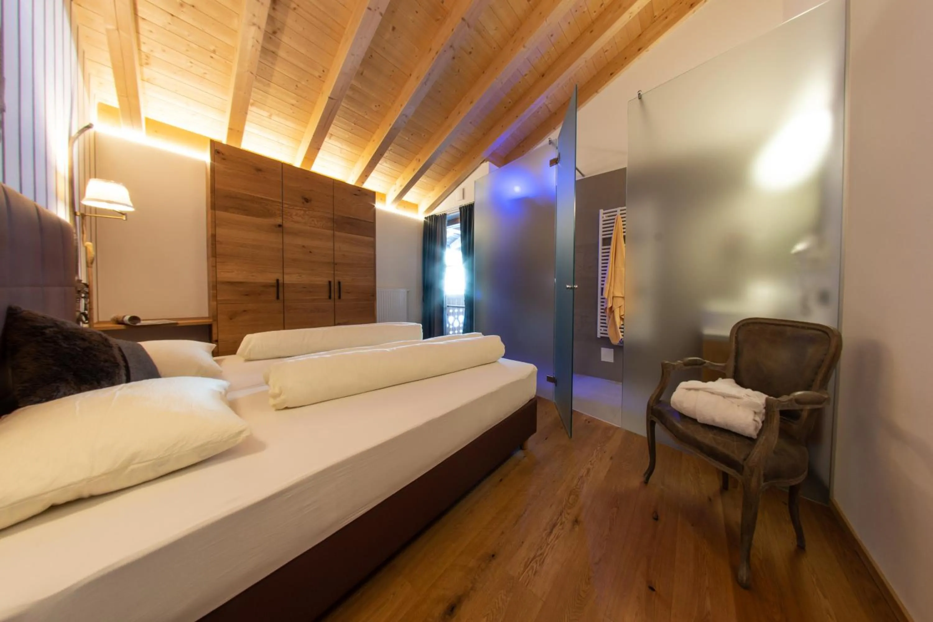 Bed in Mountainlodge Luxalpine