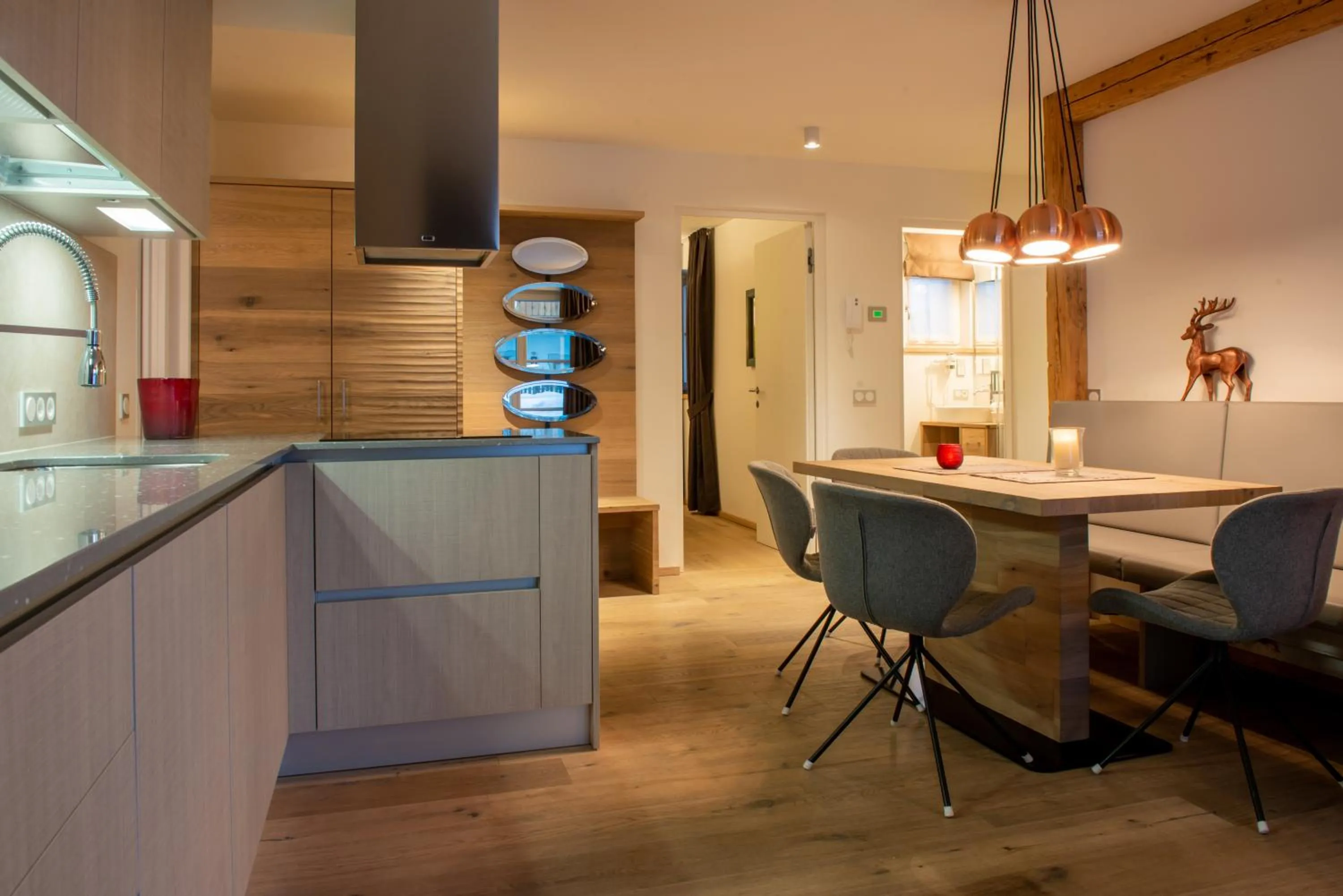 Kitchen or kitchenette in Mountainlodge Luxalpine