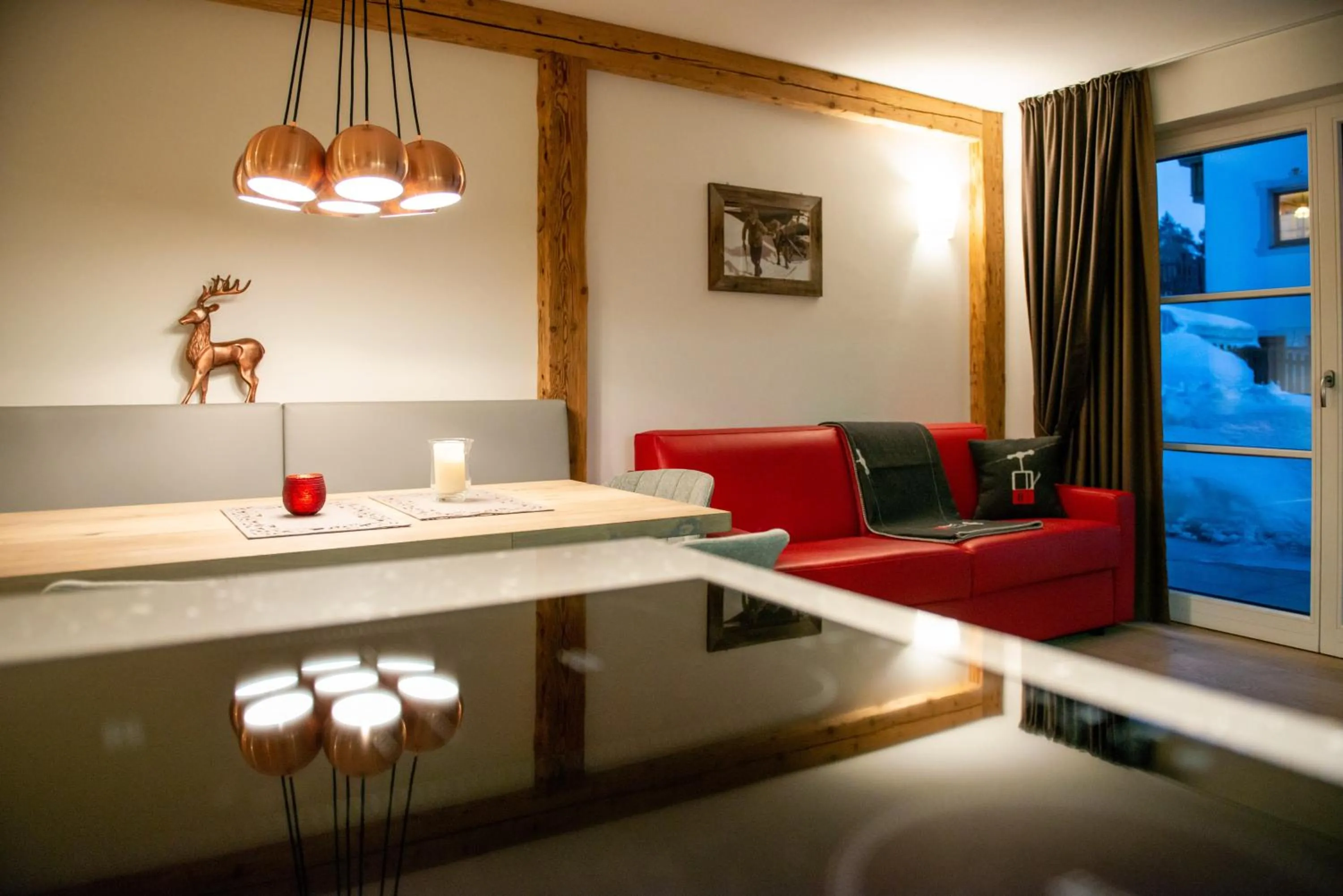 Living room in Mountainlodge Luxalpine
