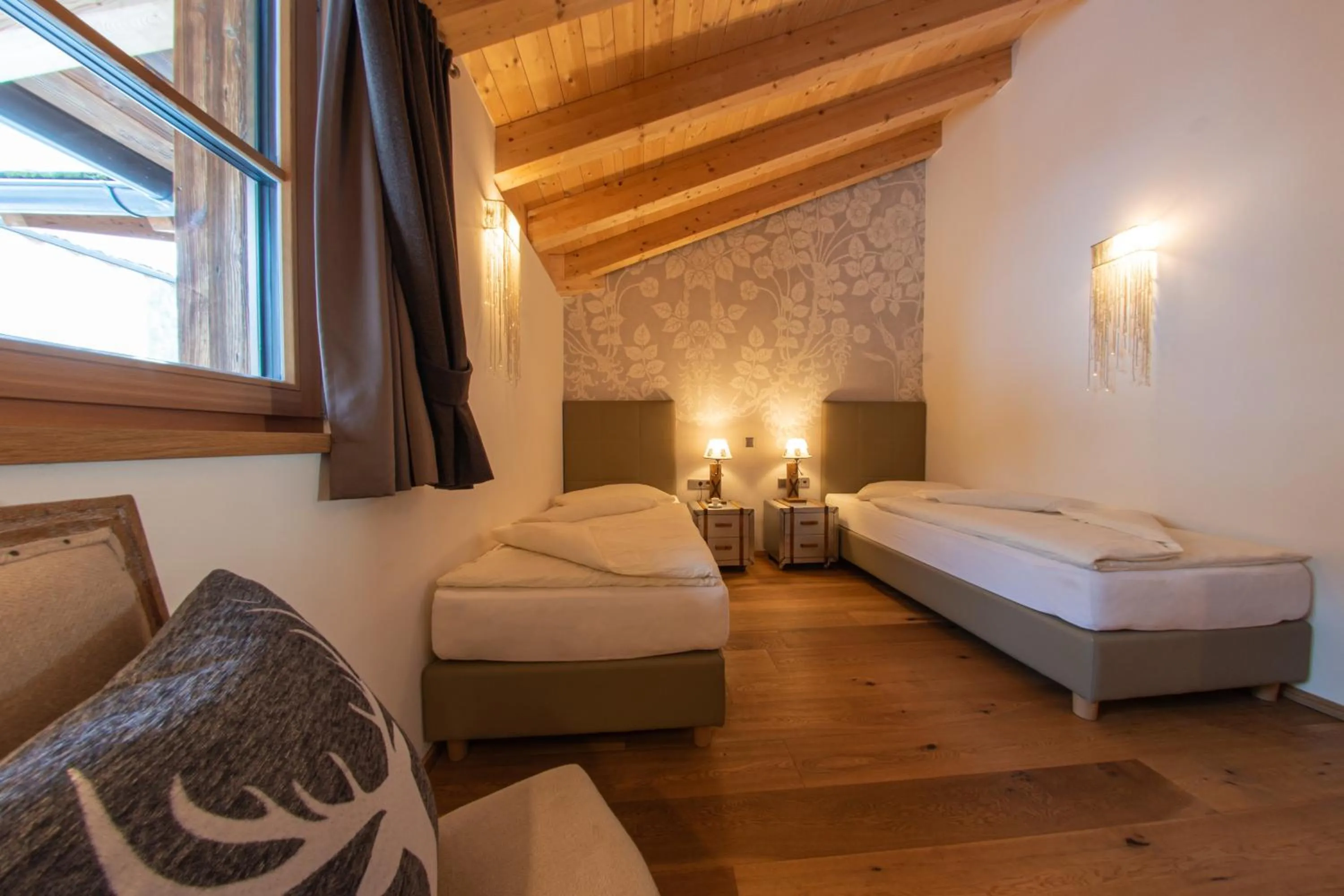 Bed in Mountainlodge Luxalpine