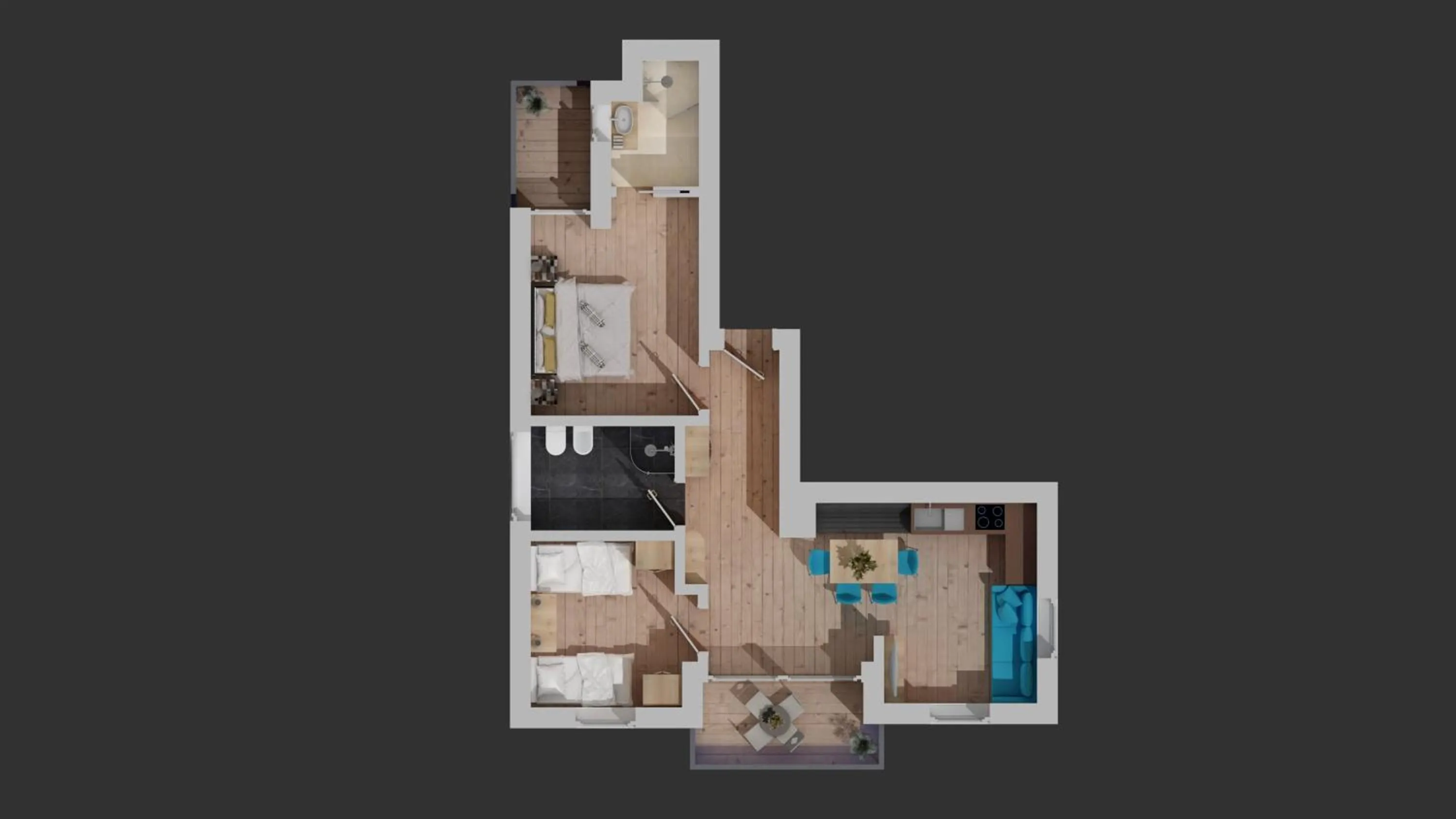 Floor plan in Mountainlodge Luxalpine