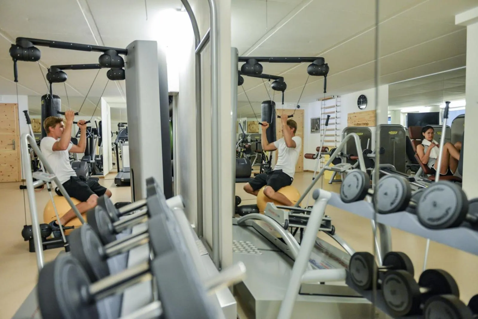 Fitness centre/facilities in Mountainlodge Luxalpine