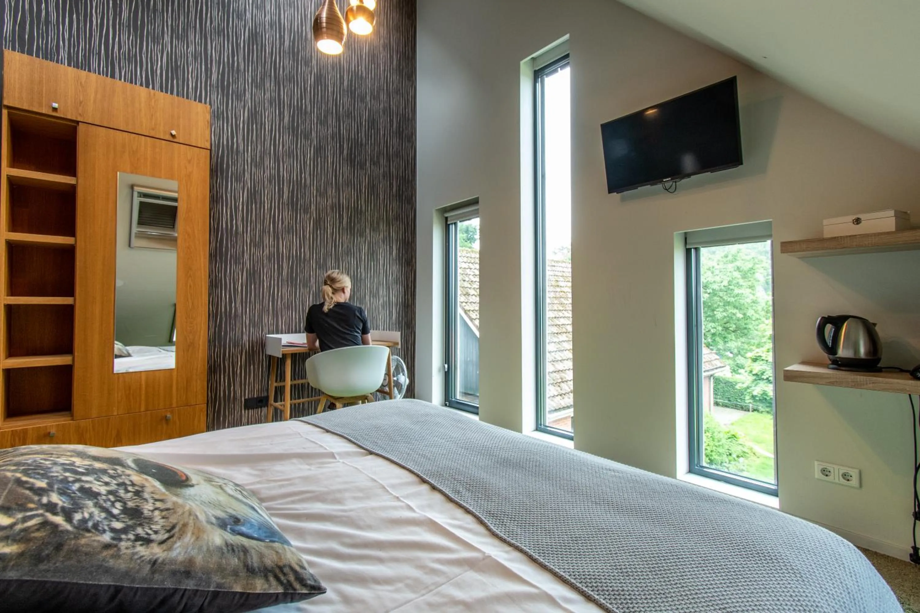 Bedroom, Bed in Erfgoed Bossem