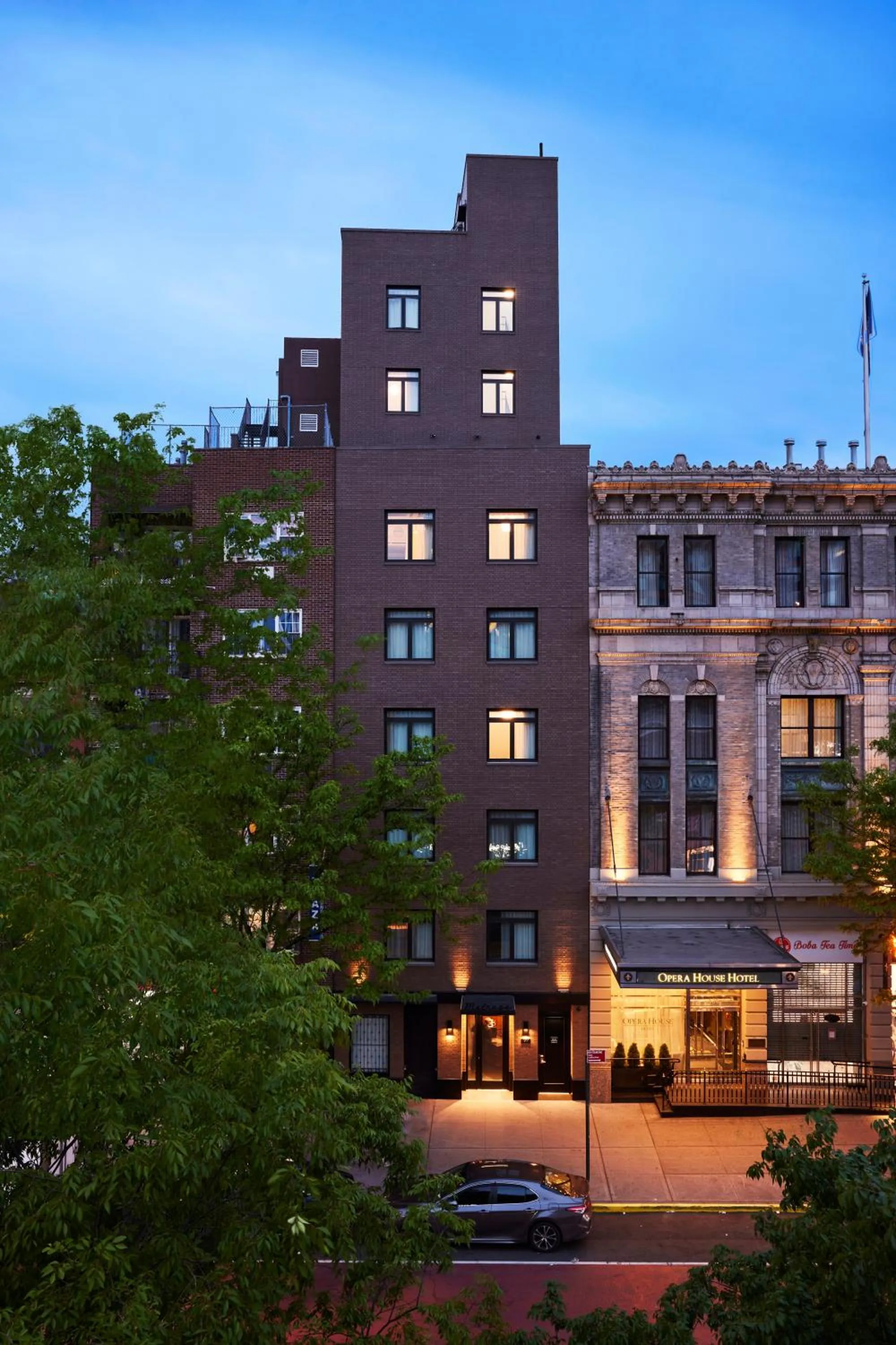 Property building in The Melrose Hotel