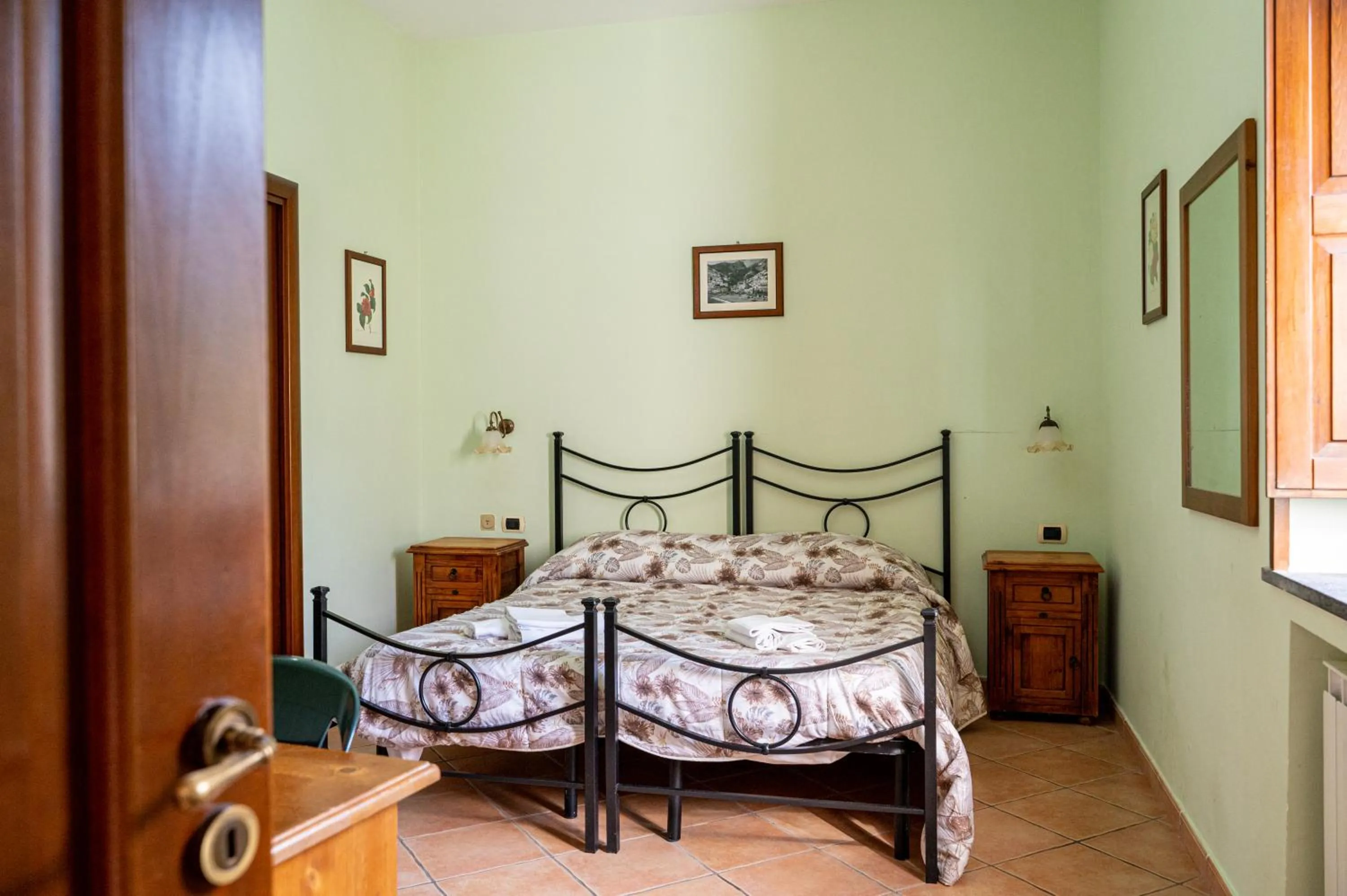 Bed in Agriturismo Casa Scola