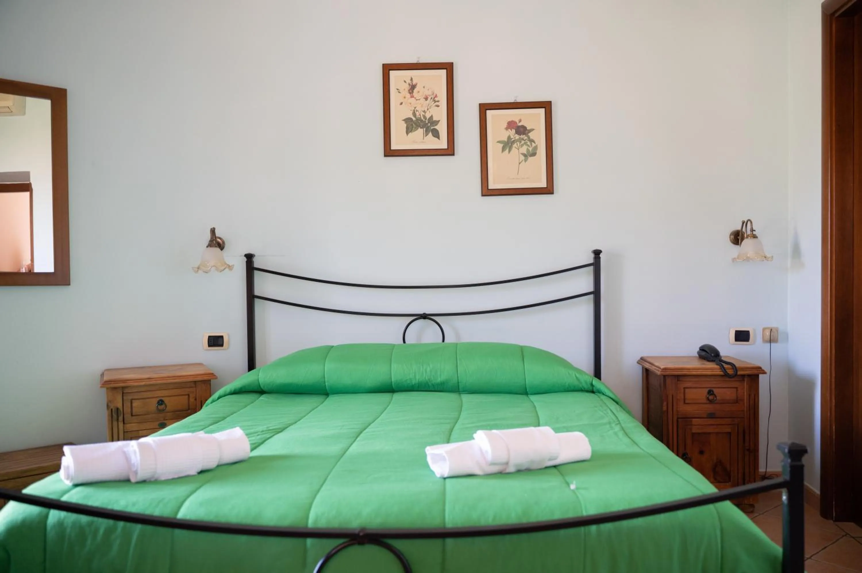Bed in Agriturismo Casa Scola