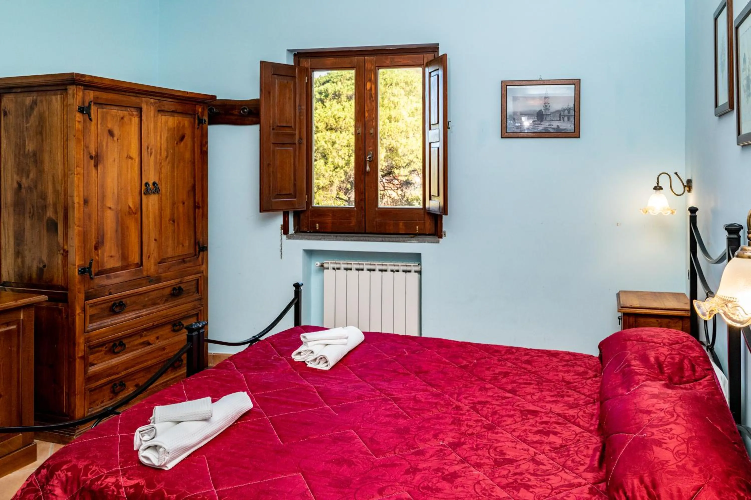 Bed in Agriturismo Casa Scola