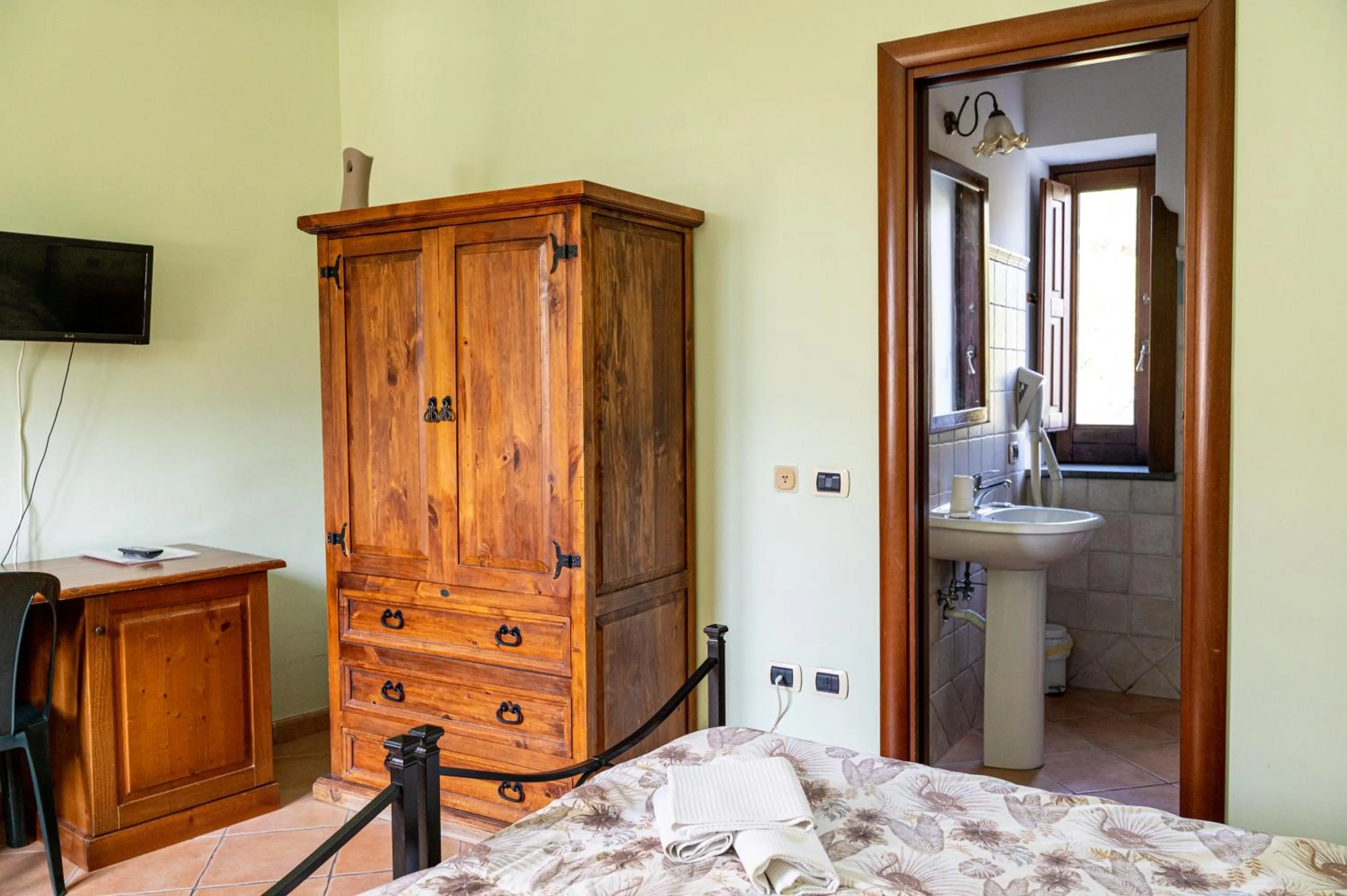 Bed in Agriturismo Casa Scola