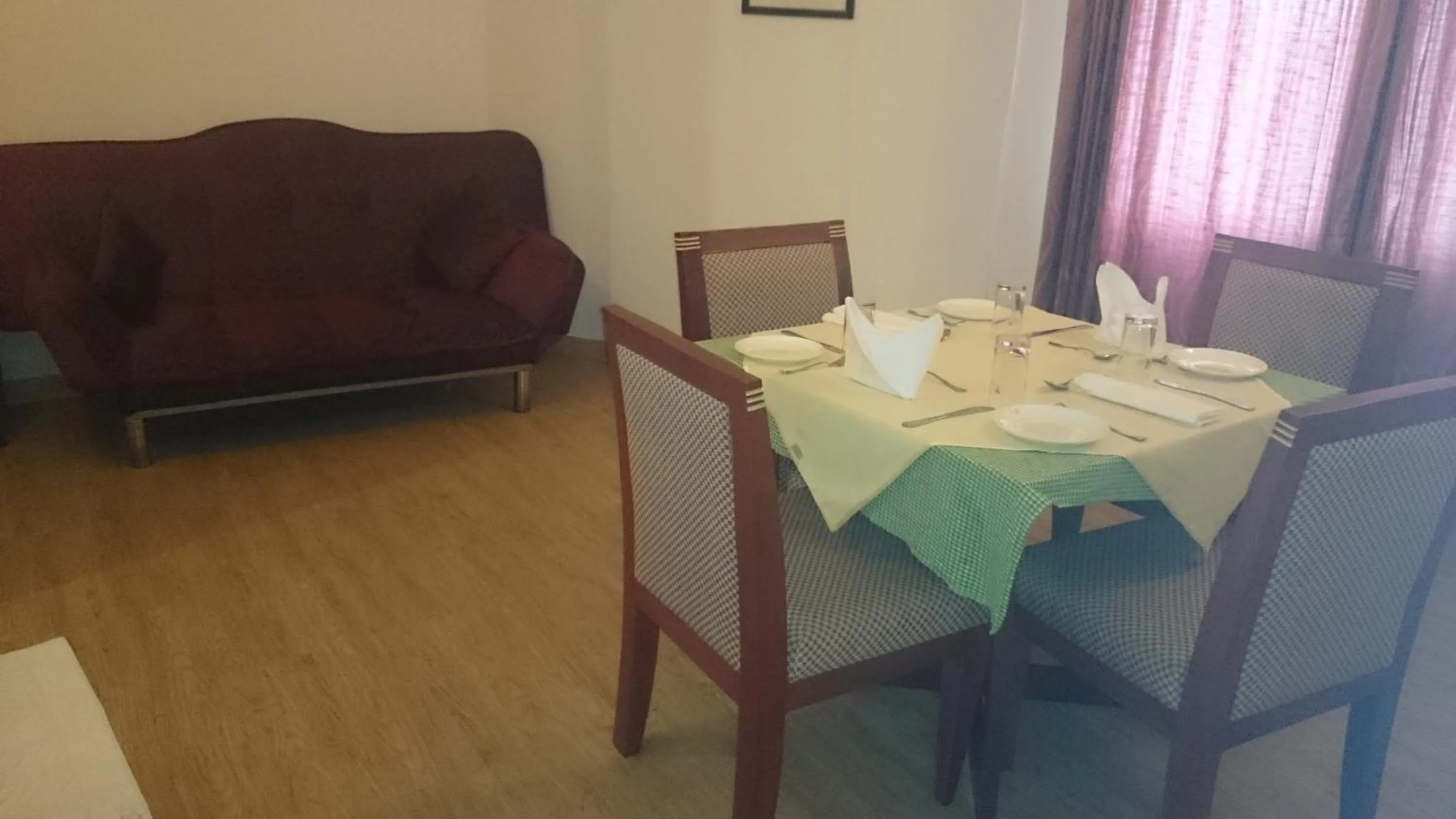 Dining area in KTDC Rain Drops Hotel