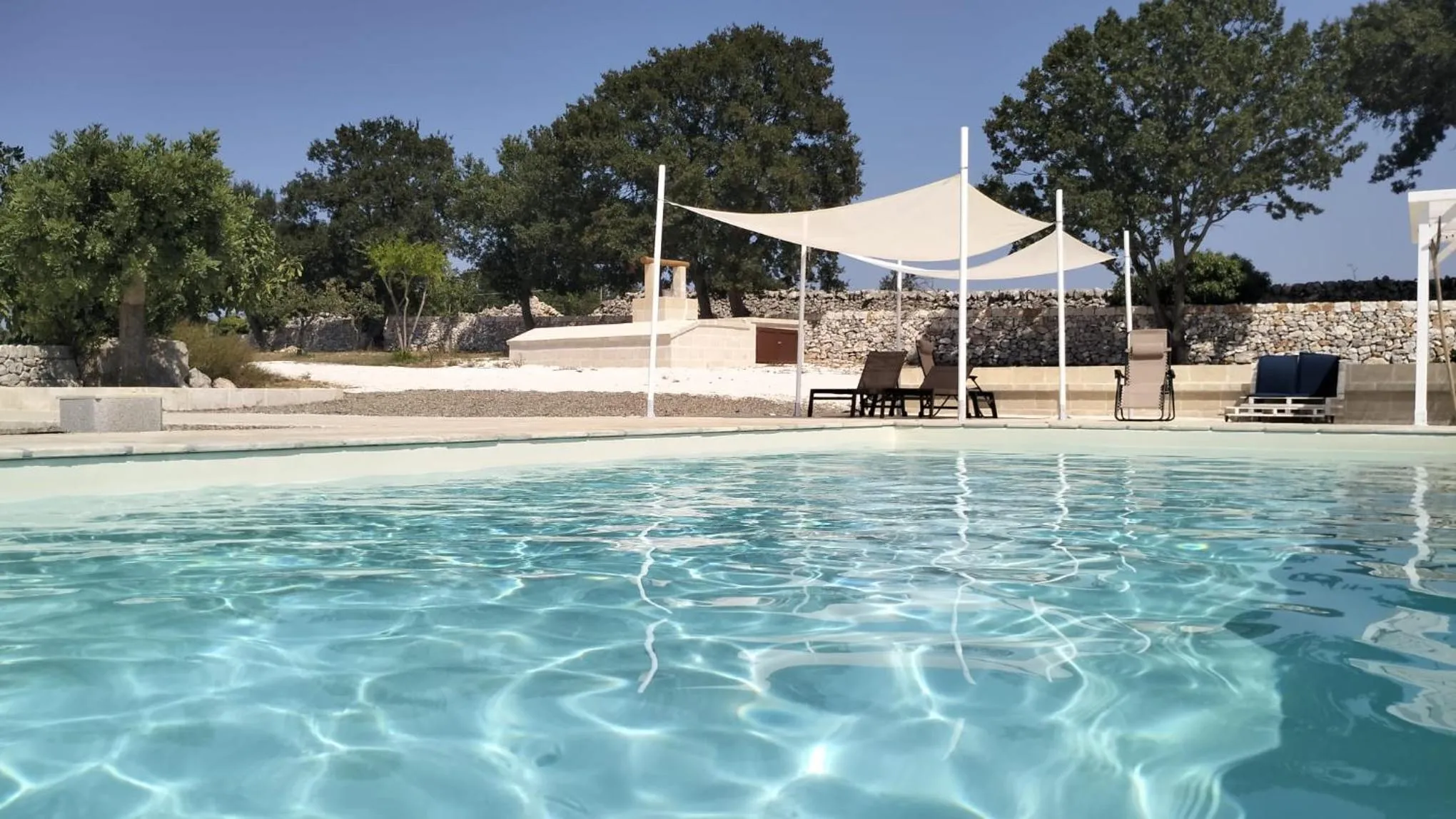 Pool view in Trullo Dimora Podere Papilio
