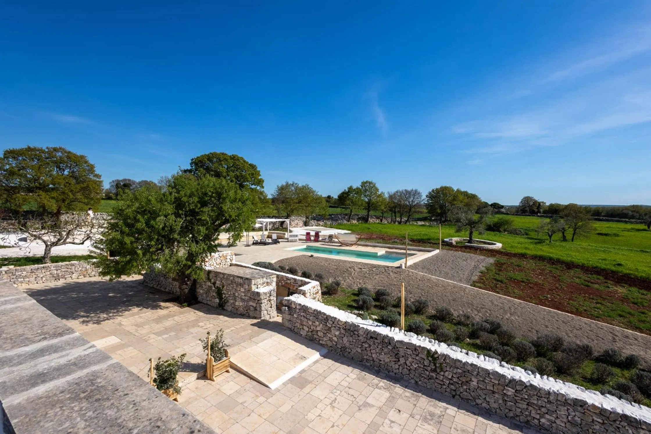 Garden view in Trullo Dimora Podere Papilio