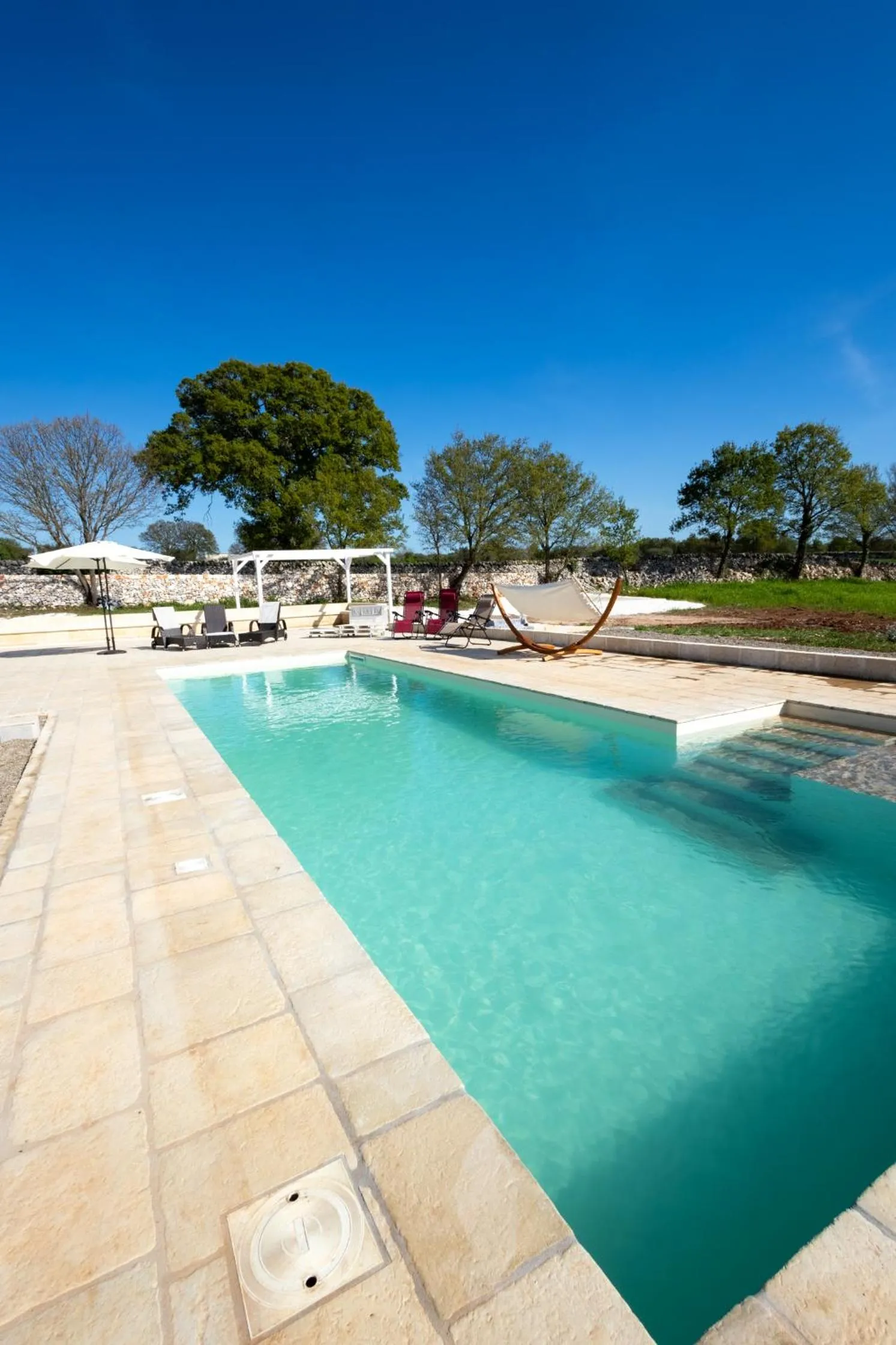 Swimming pool in Trullo Dimora Podere Papilio