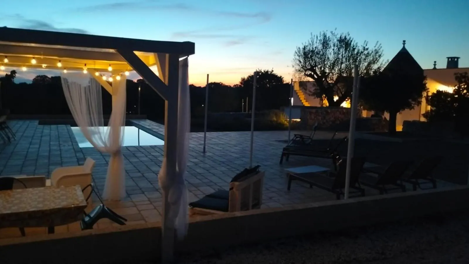 Pool view in Trullo Dimora Podere Papilio