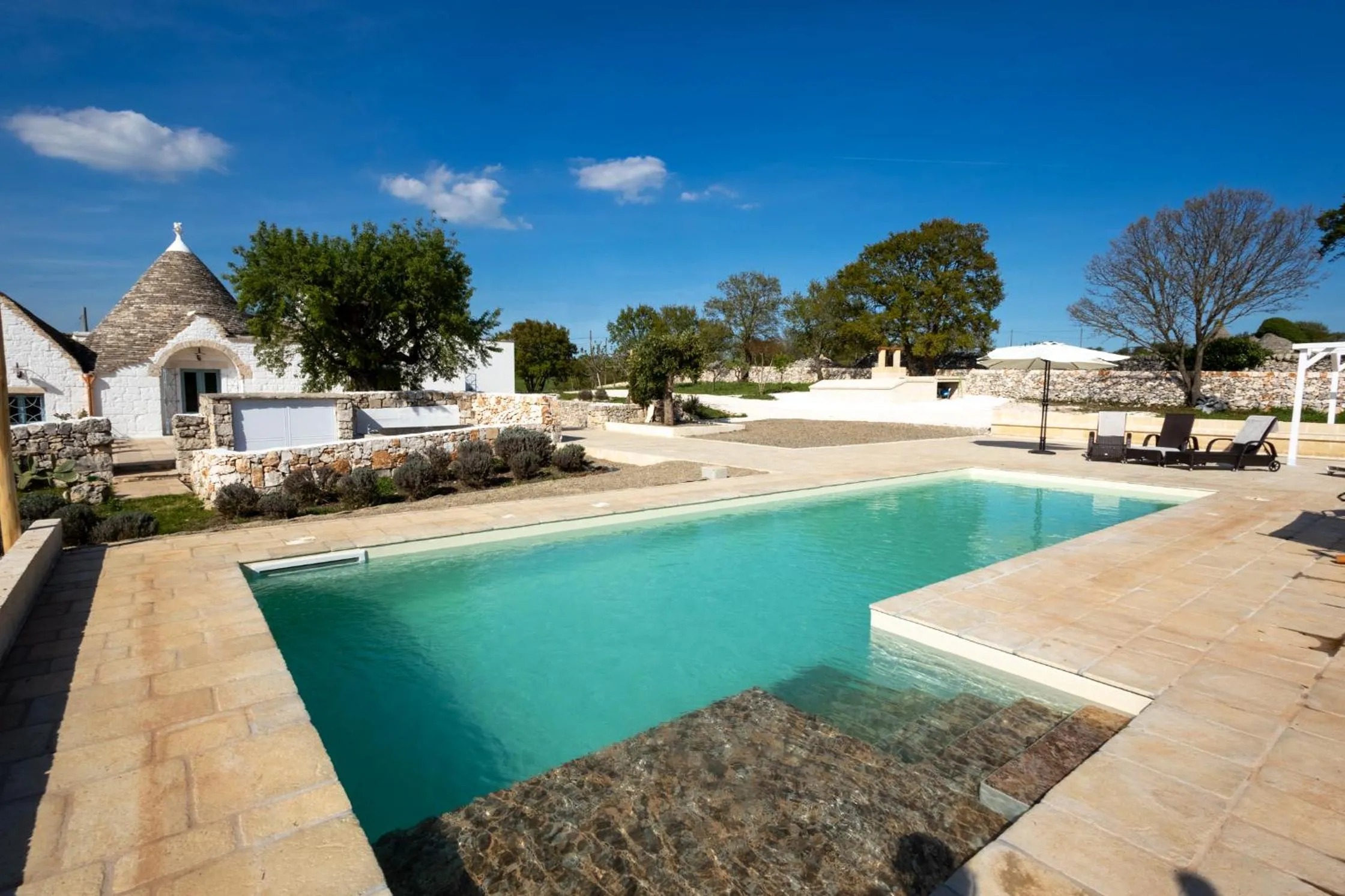 Pool view in Trullo Dimora Podere Papilio