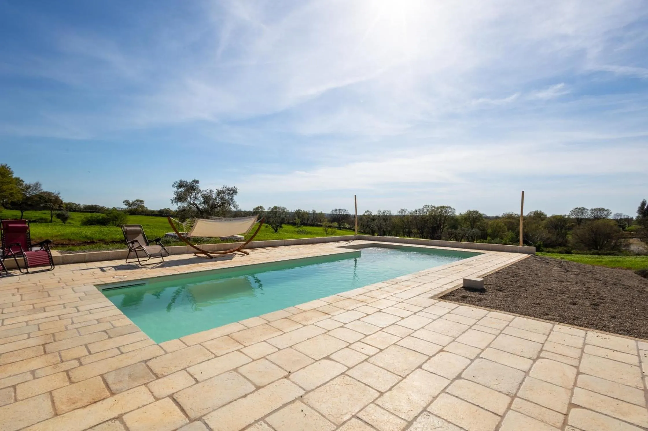 Swimming pool in Trullo Dimora Podere Papilio