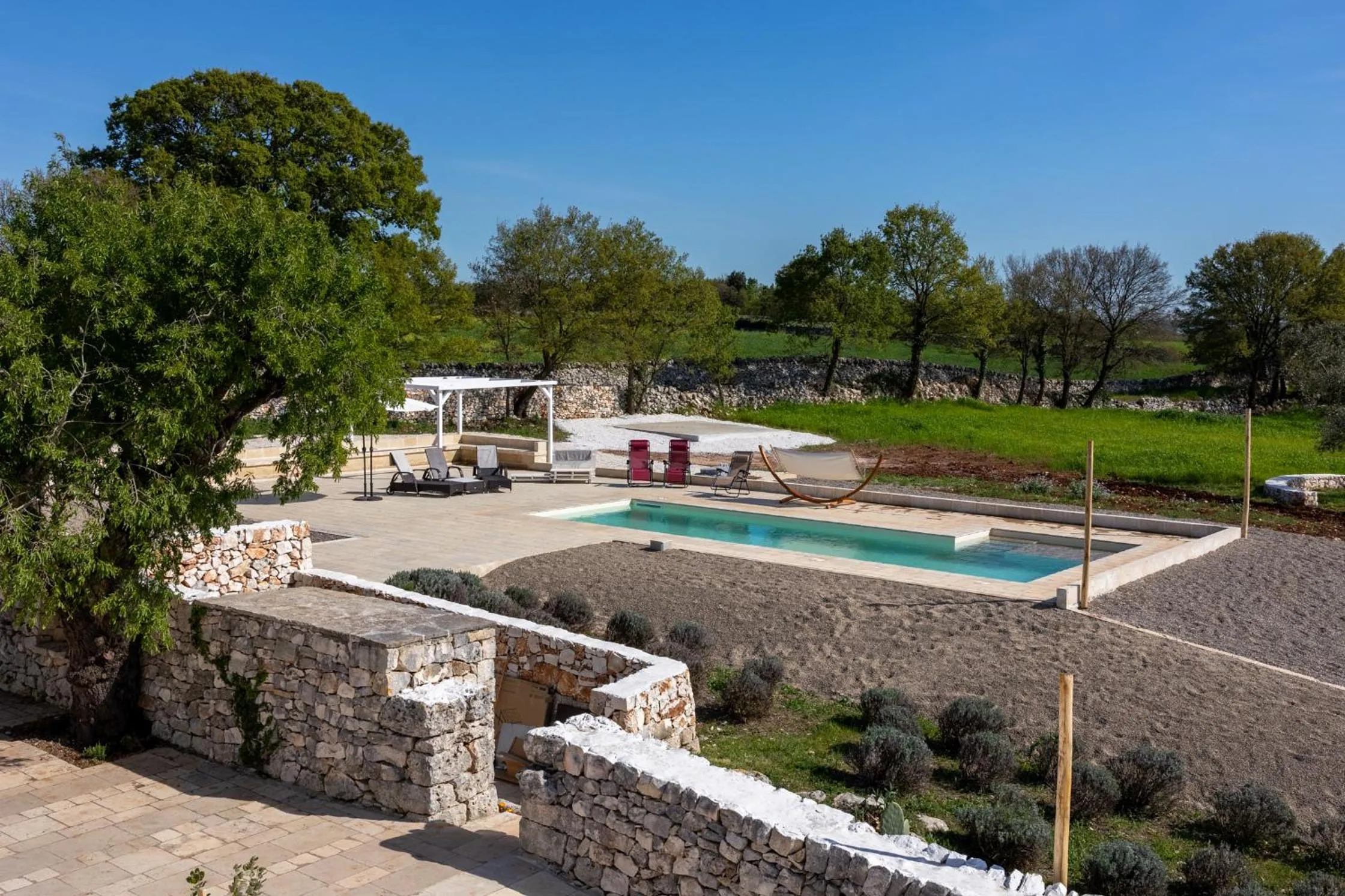 Swimming pool in Trullo Dimora Podere Papilio
