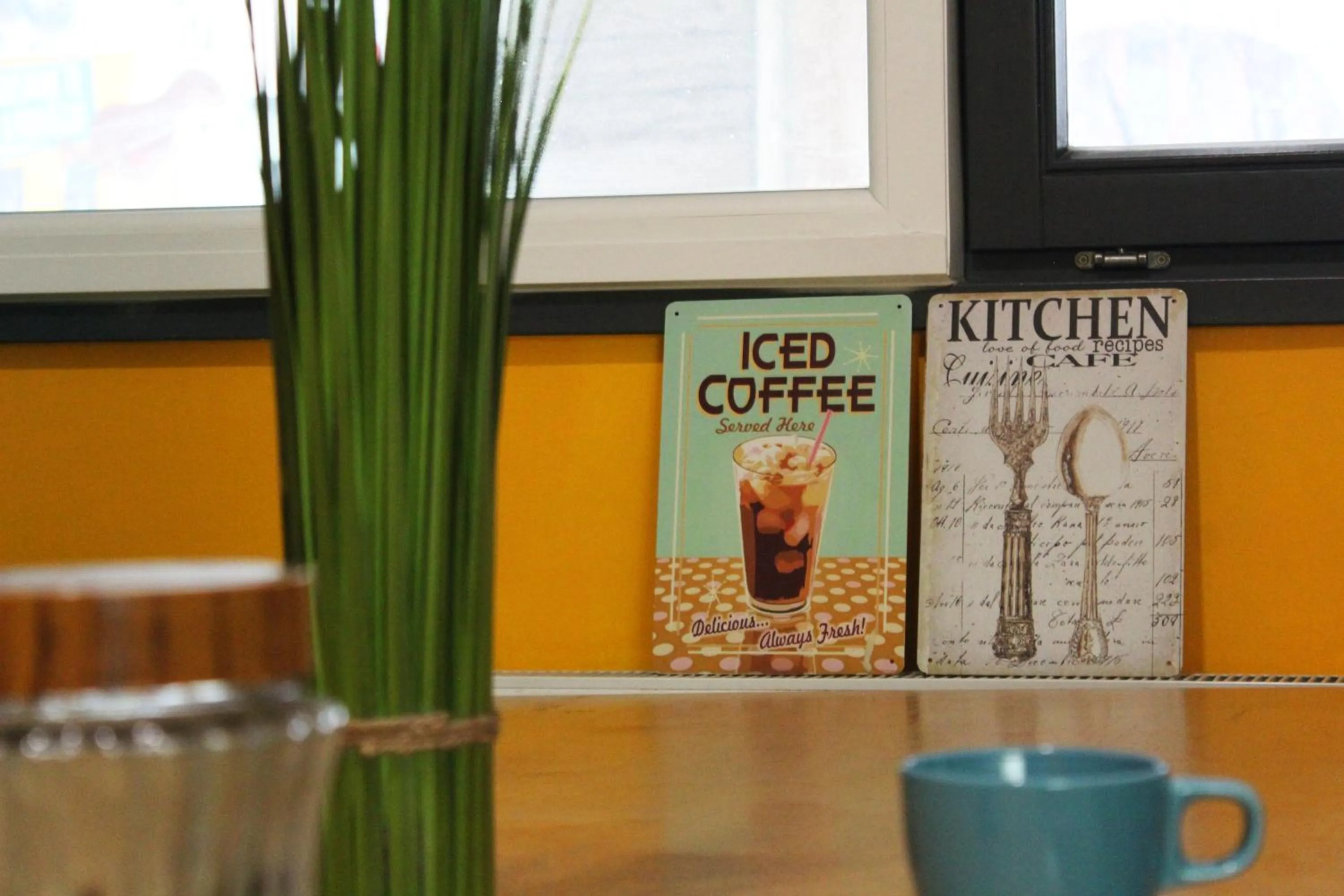 Communal kitchen in WOW City Hostel