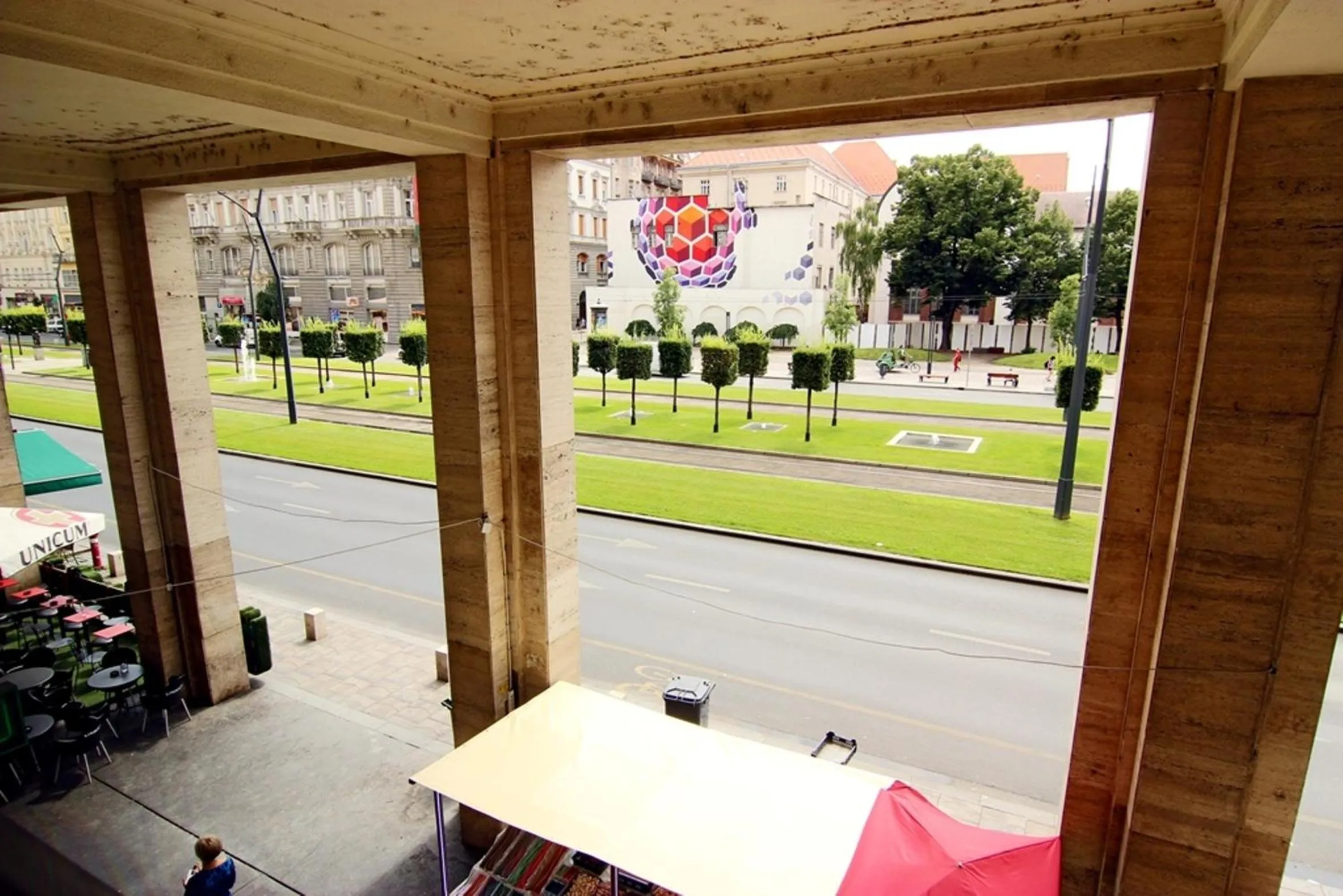 View (from property/room) in WOW City Hostel